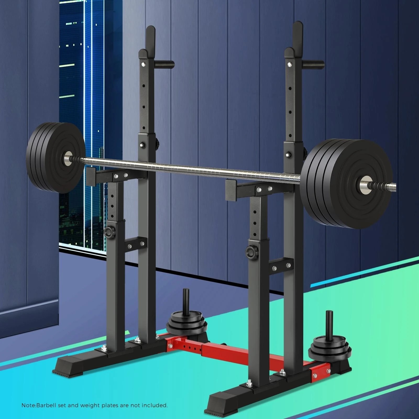 3 Finex Squat Rack Heavy Duty - Black, 3 of 8