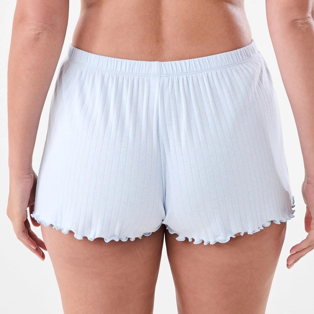 3 Rib Sleep Shorts HALOGEN BLUE, 3 of 4