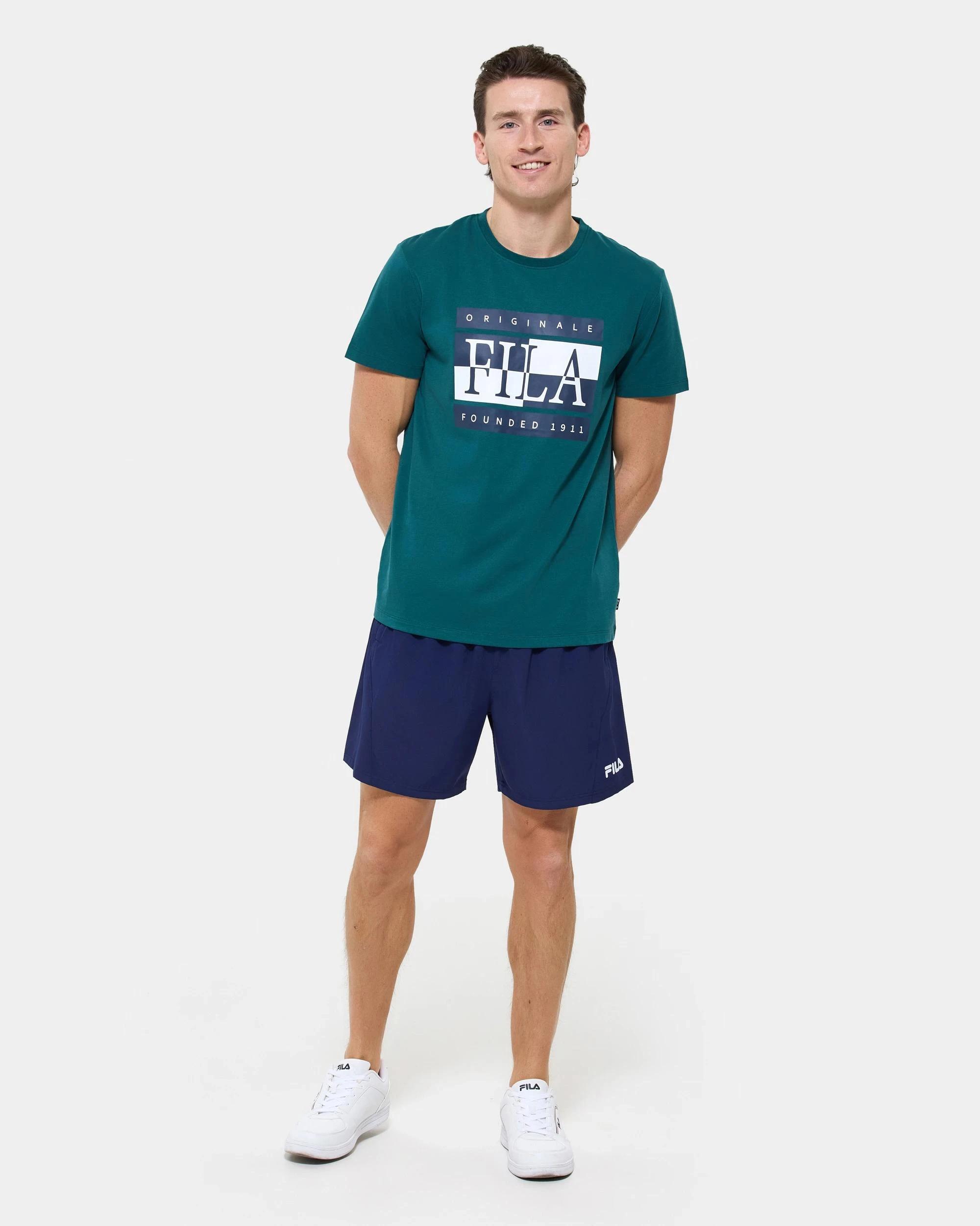 6 Casper Short Sleeve T-Shirt - Fila GREEN, 6 of 6