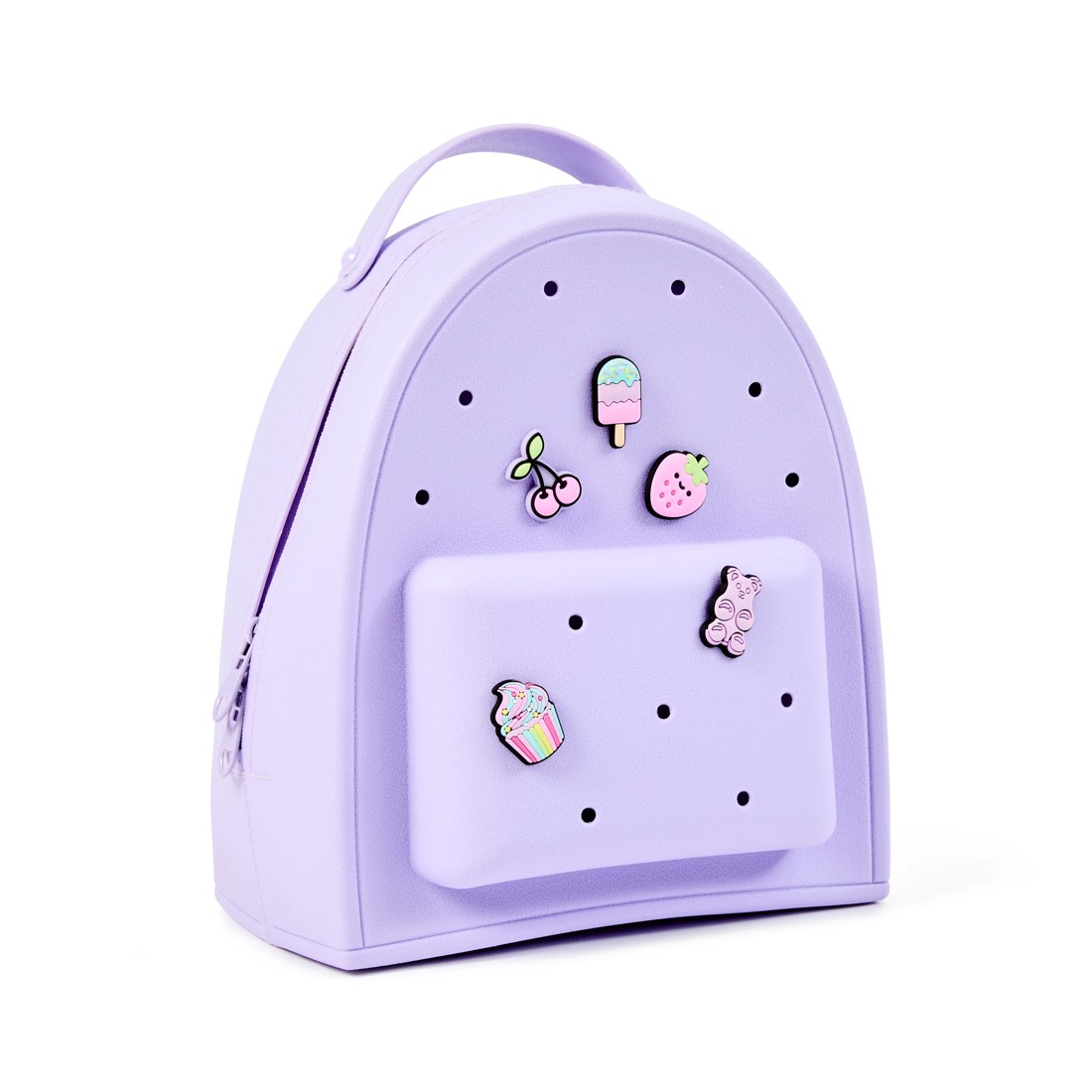 3 Mini Backpack with Charms - Purple, 3 of 10