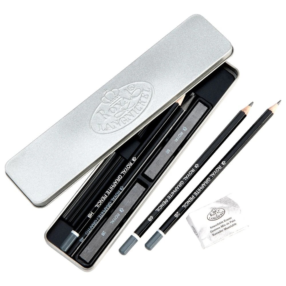 4 Royal & Langnickel Mini Sketch Tin 8 Piece, 4 of 5