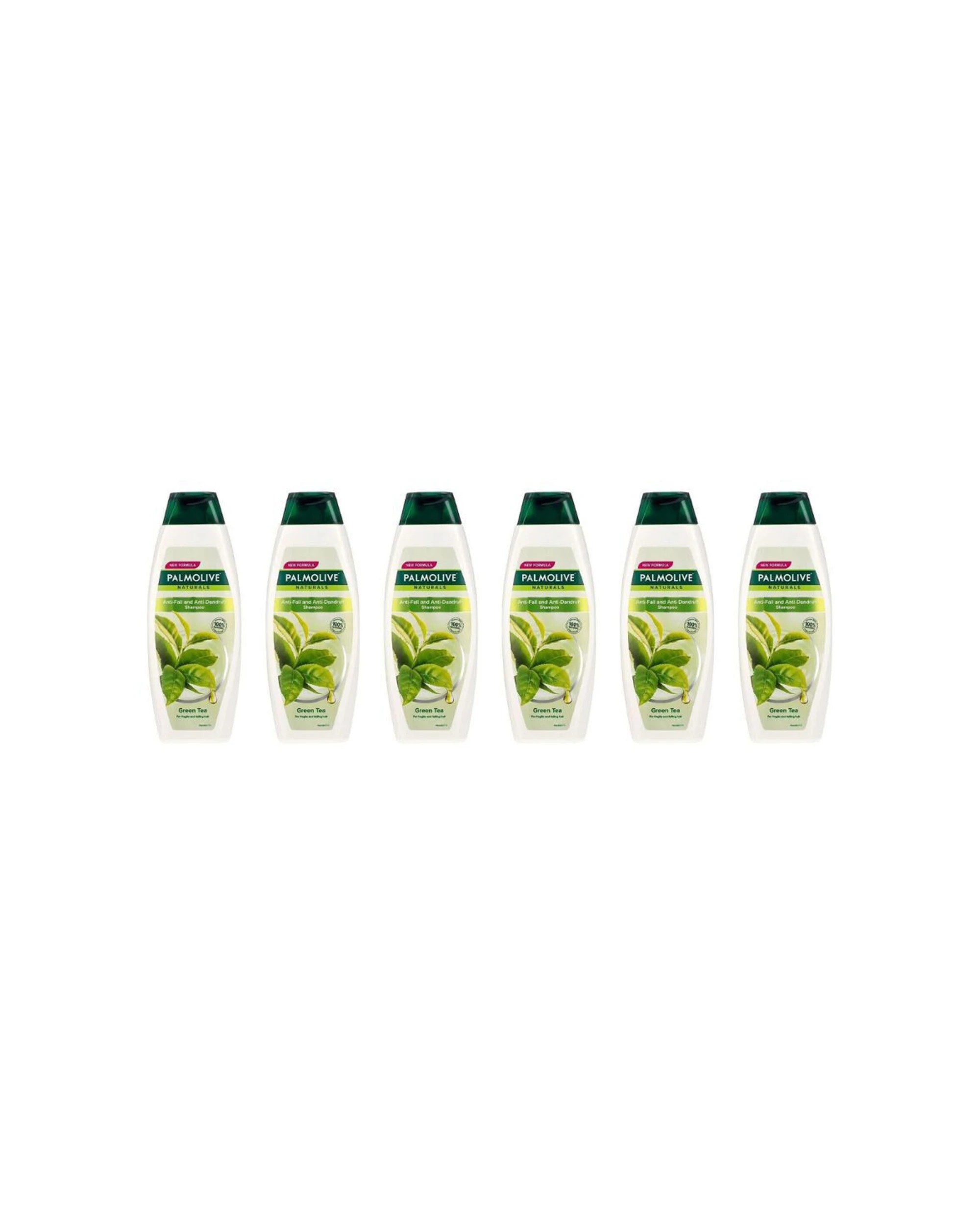 1 Palmolive 6PK Anti-Fall And Anti-Dandruff Tea Shampoo Pack 380ml - Multi, 1 of 2