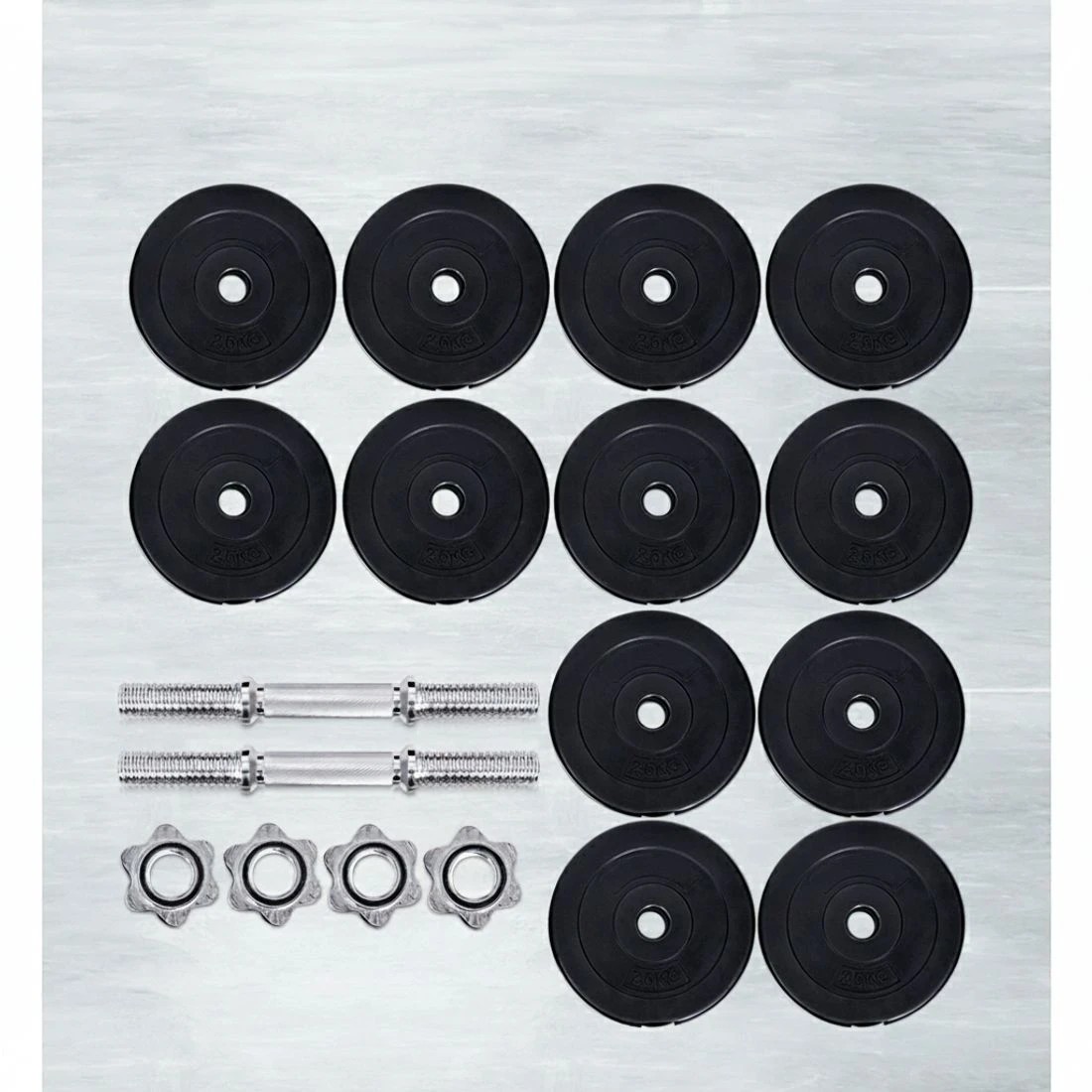 5 Everfit 35kg Dumbbell Set Weight Plates Dumbbells Lifting Bench - Black, 5 of 6