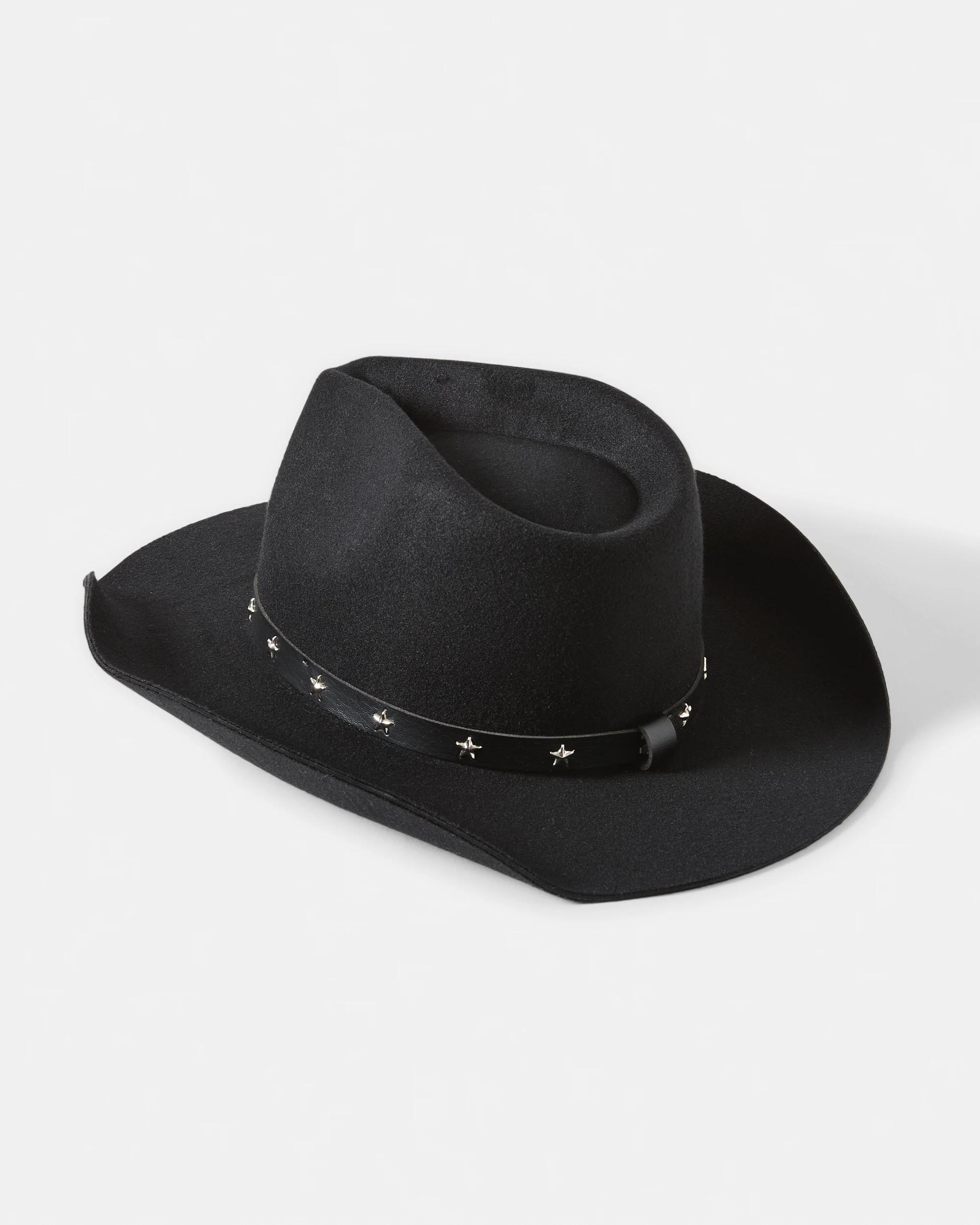 2 Star Cowboy Hat Black, 2 of 3