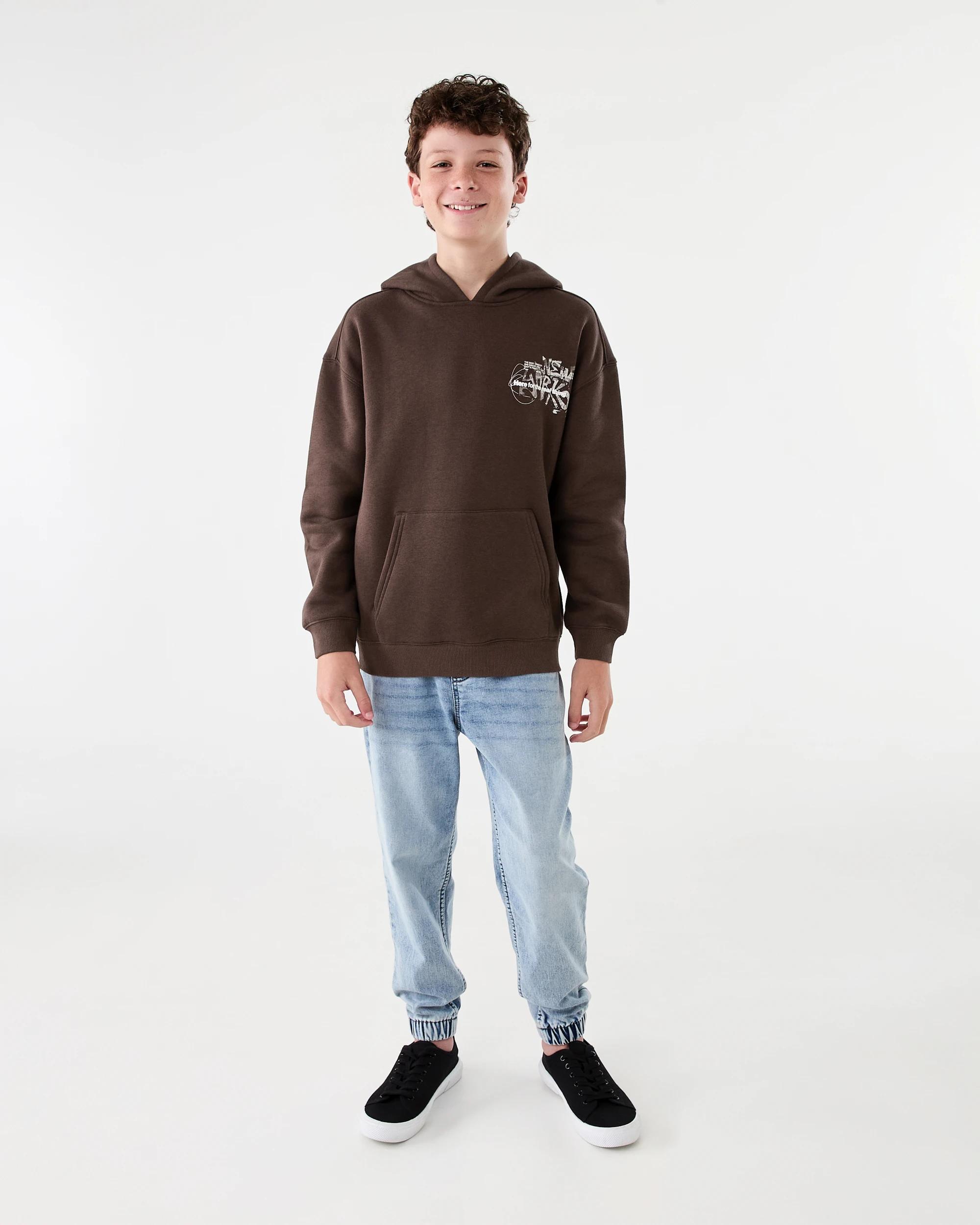8 Oversized Print Hoodie Skate Text, 8 of 9