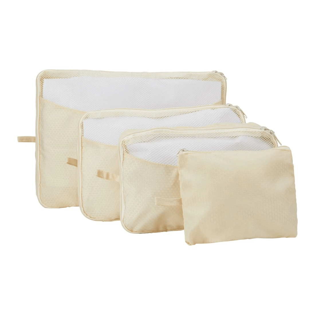 1 J.Burrows Packing Cubes 3 Pack Beige, 1 of 5