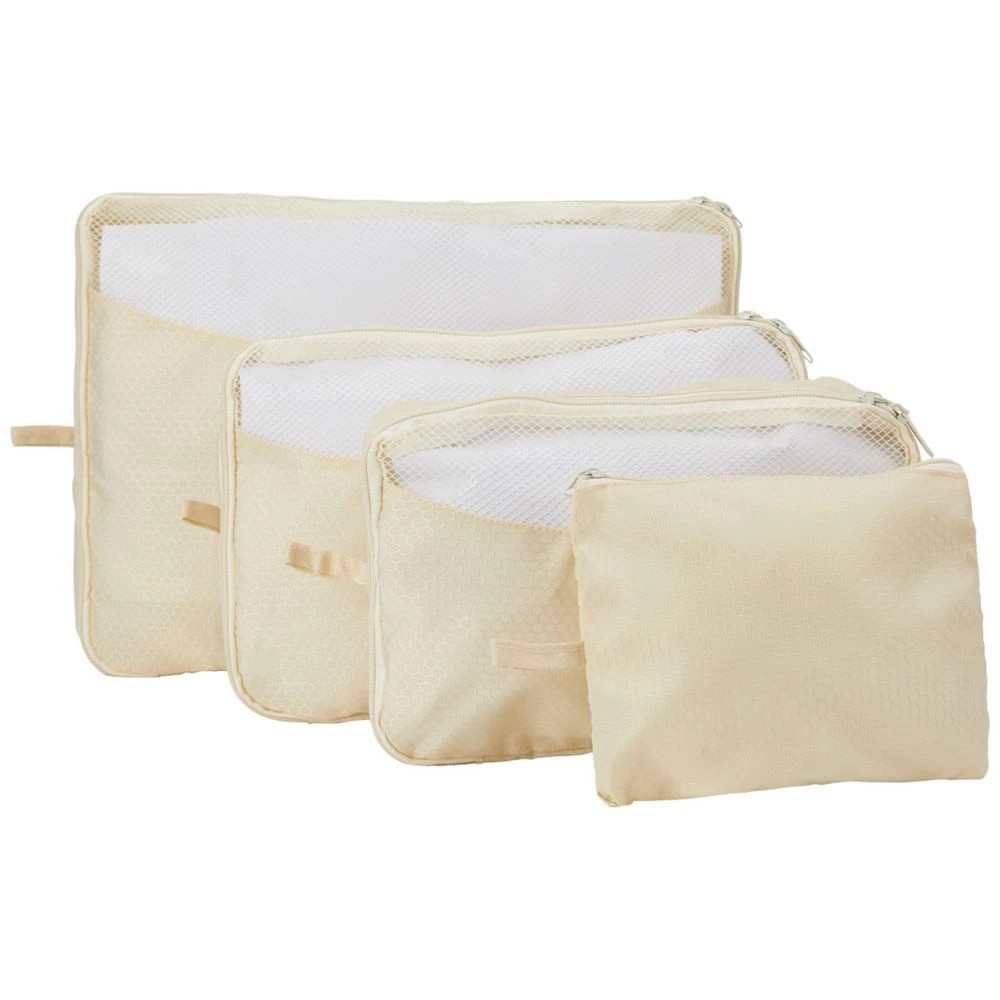 1 J.Burrows Packing Cubes 3 Pack Beige, 1 of 5