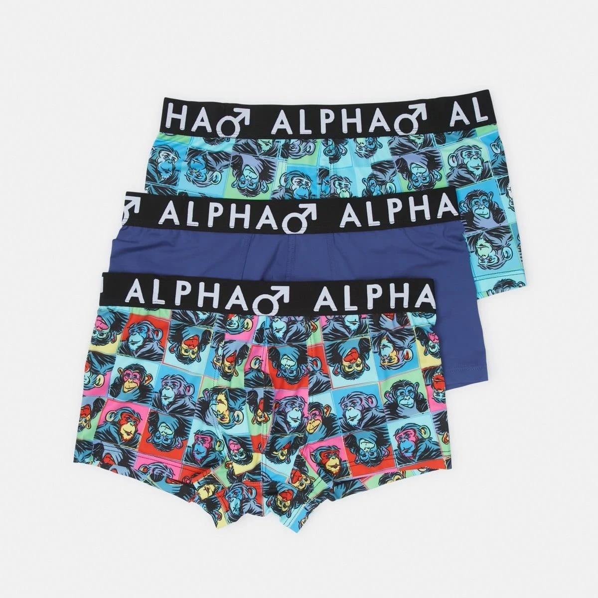 1 3 Pack Microfibre Trunks Pop Ape, 1 of 8