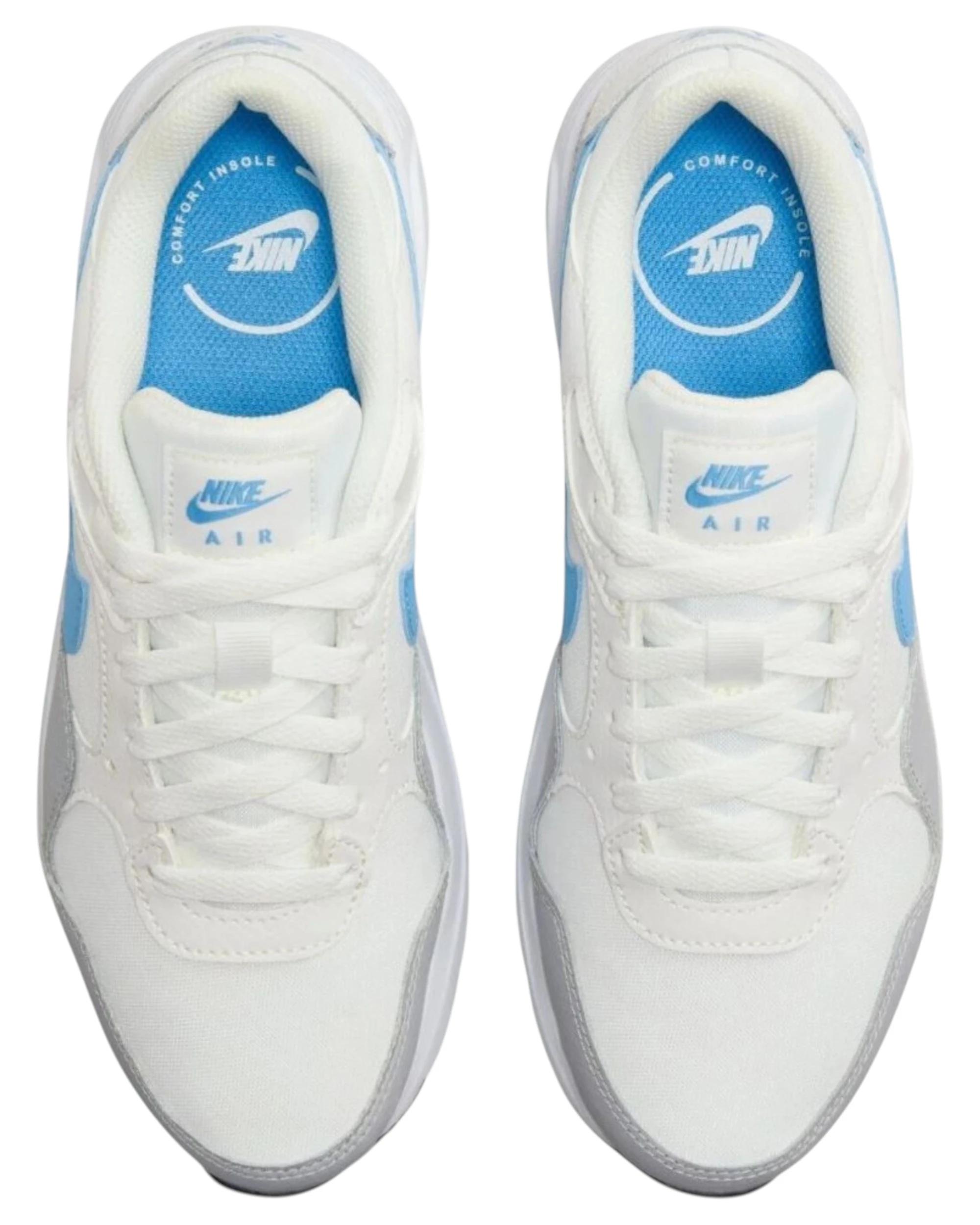 3 Nike Womens Air Max SC White/ Grey/ Blue Athletic Shoes WHITE/GREY/BLUE, 3 of 6