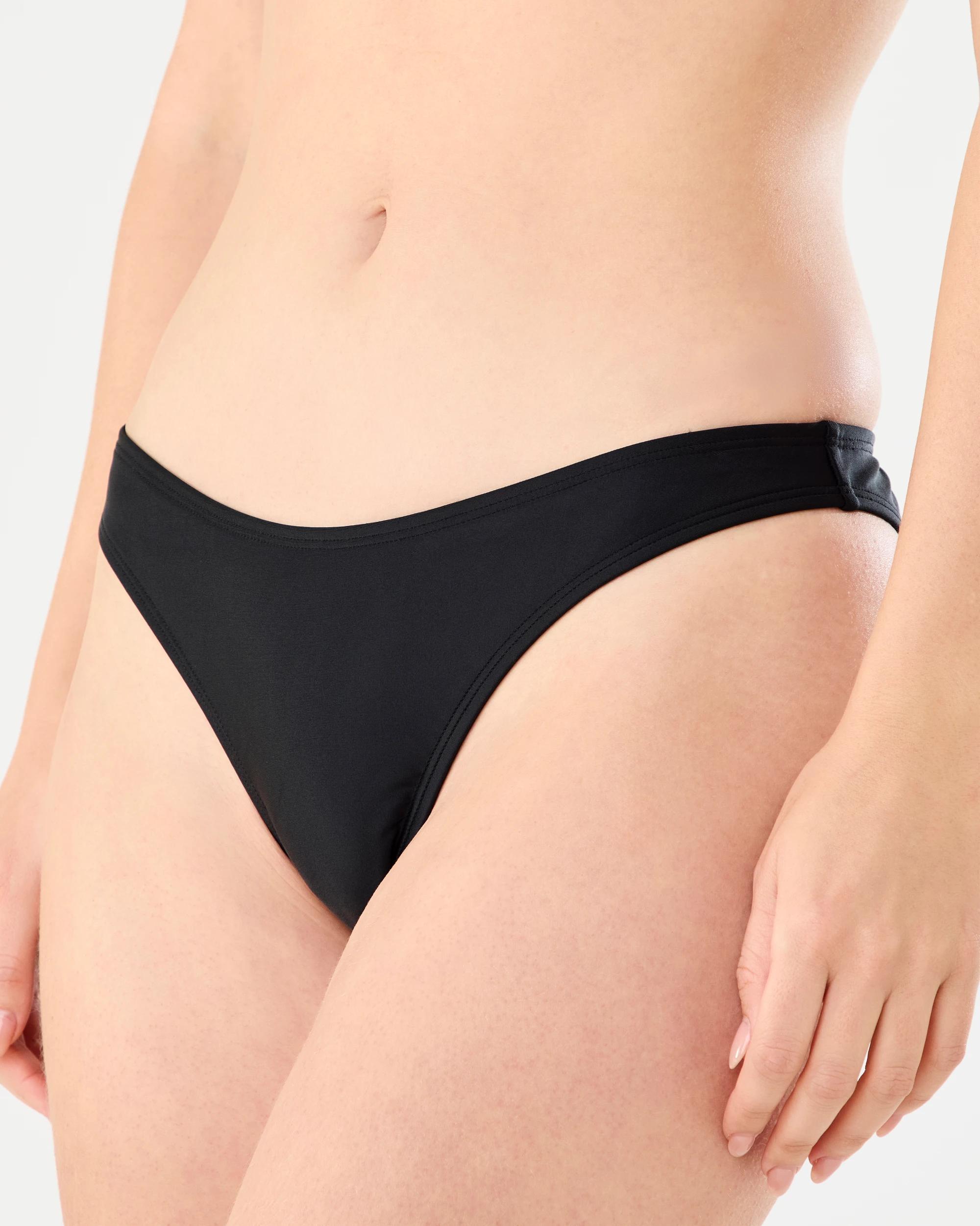 3 Cheeky Bikini Briefs Black, 3 of 5