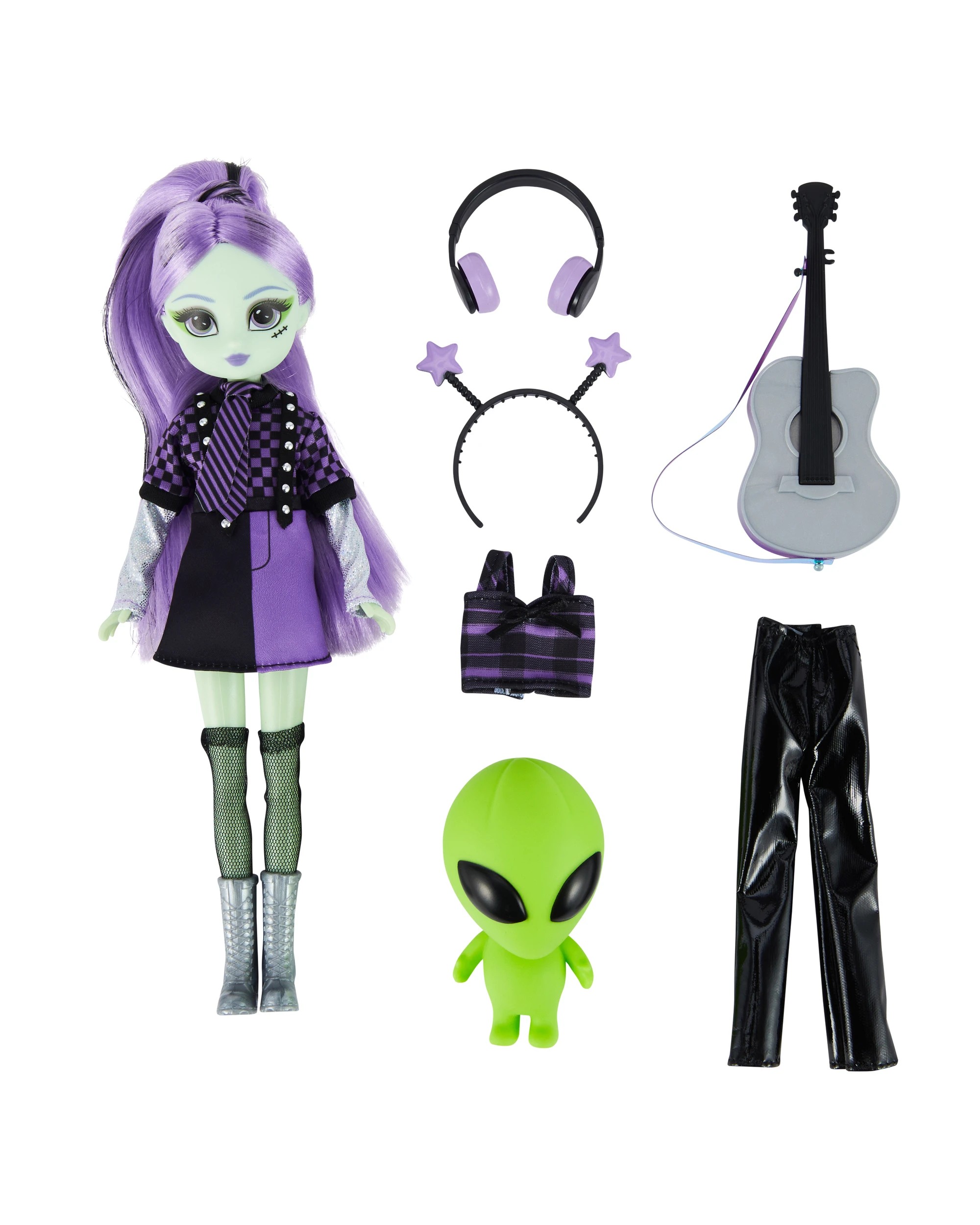 2 Dark Academy Doll Playset - Alien, 2 of 7
