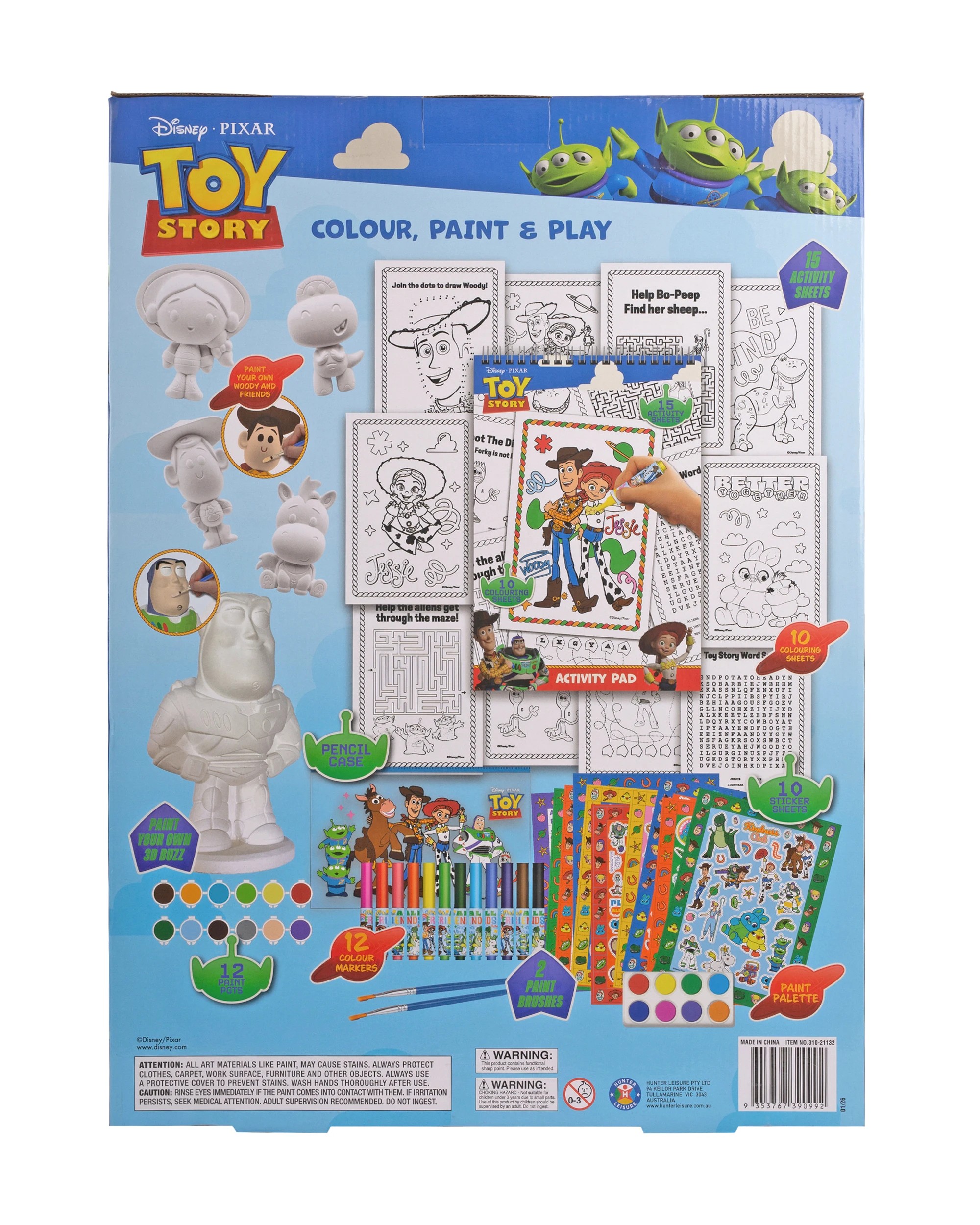 2 Disney Toy Story Colour Paint and Play - Multi, 2 of 9