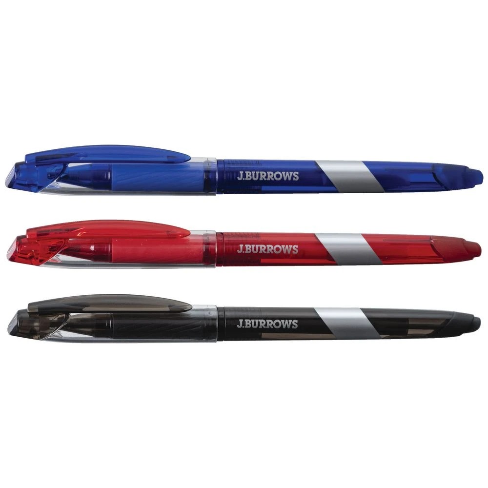 3 J.Burrows Erasable Gel Pens 0.7mm Assorted 3 Pack, 3 of 3