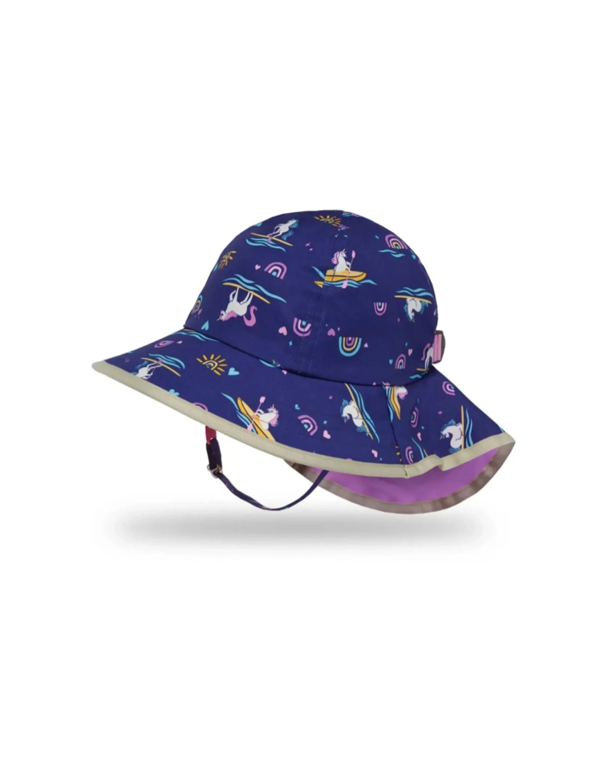 1 Sunday Afternoons Kids Play Hat UPF 50+ Baby 6-24 Months Cap Protector Rainbow Ride - Multi, 1 of 1
