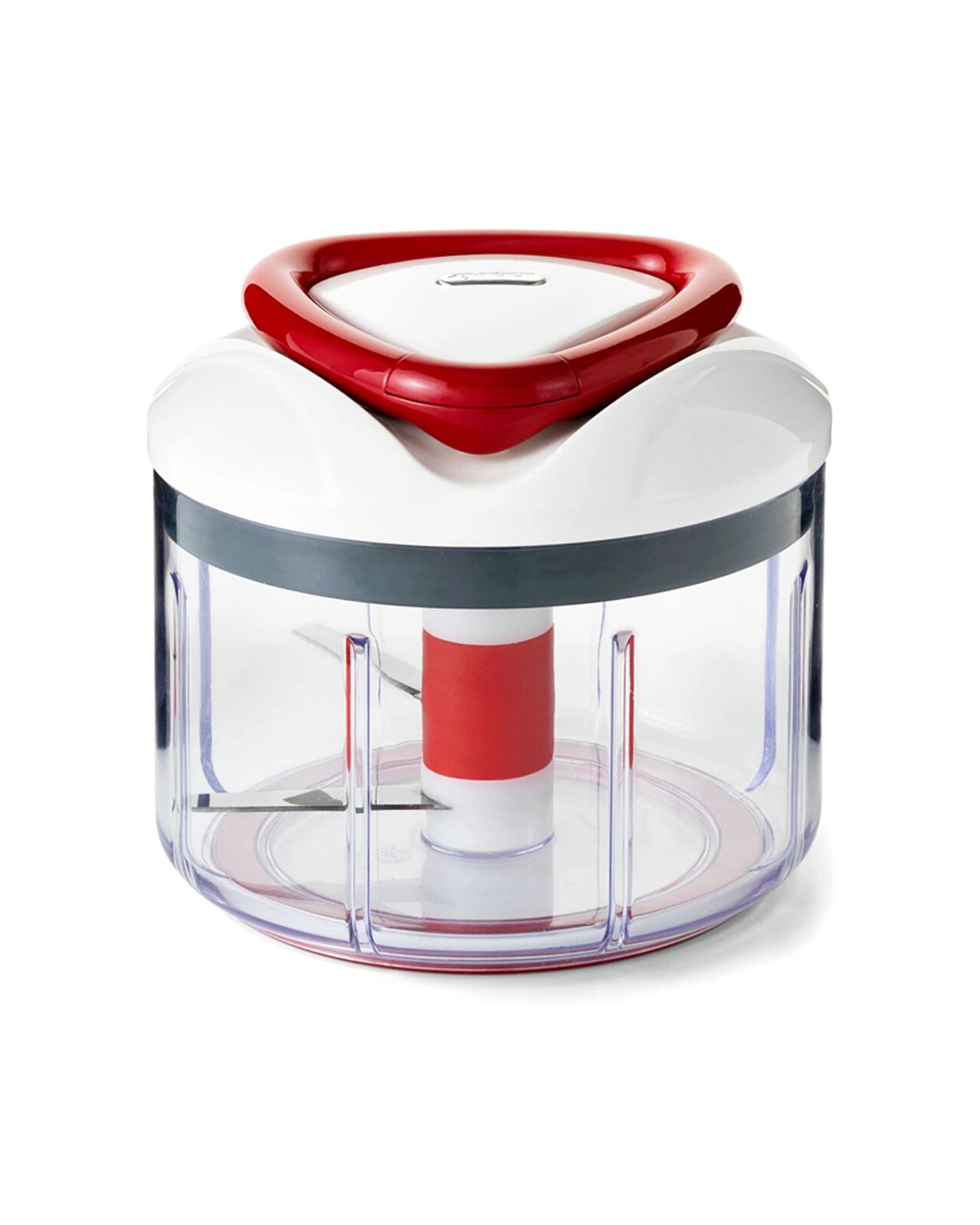 1 Zyliss Easy Pull Manual Food Processor 750ml Stainless Steel Blades - White, 1 of 6