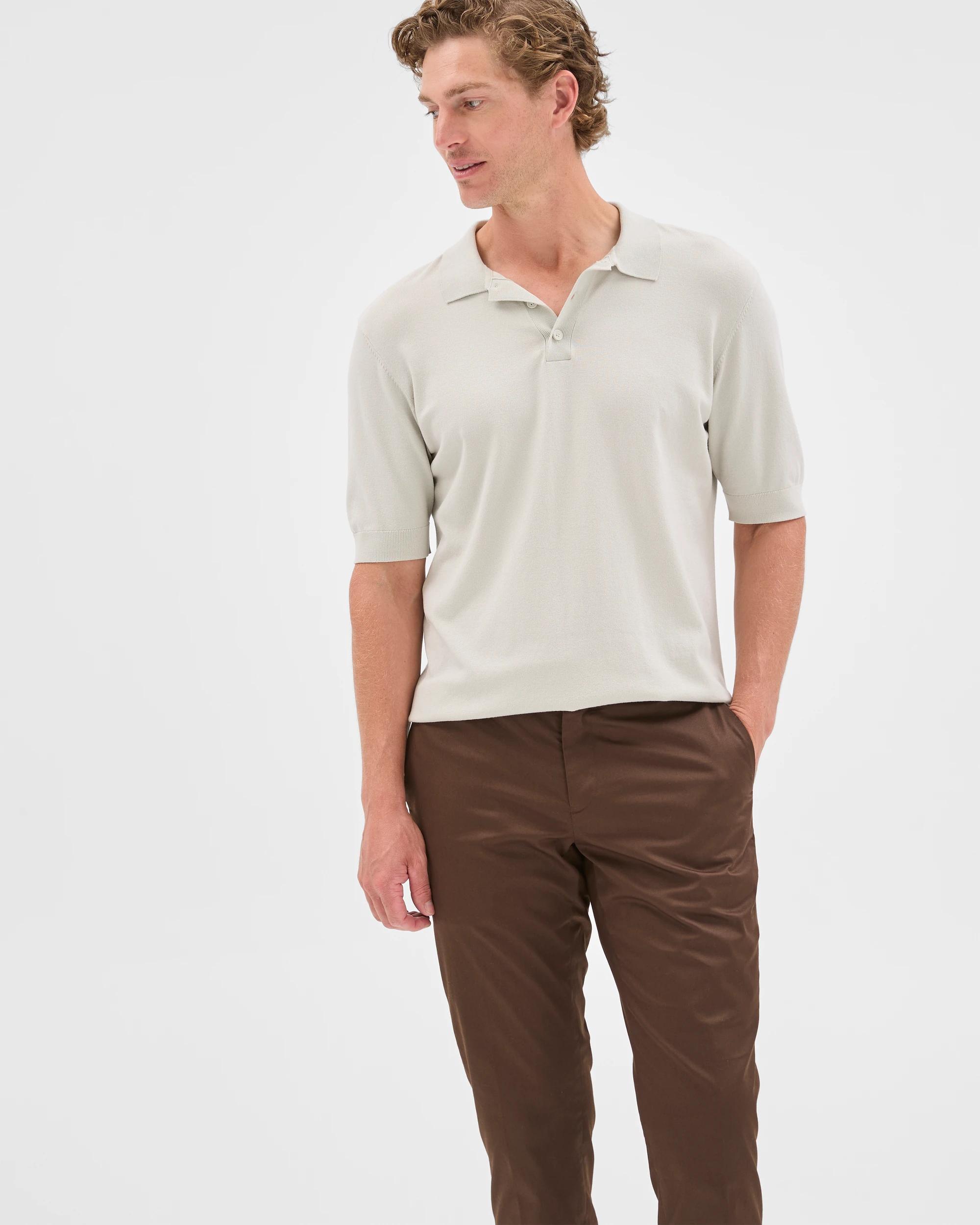 5 Tailored Chino Pants - Preview DARK CHOCOLATE, 5 of 7