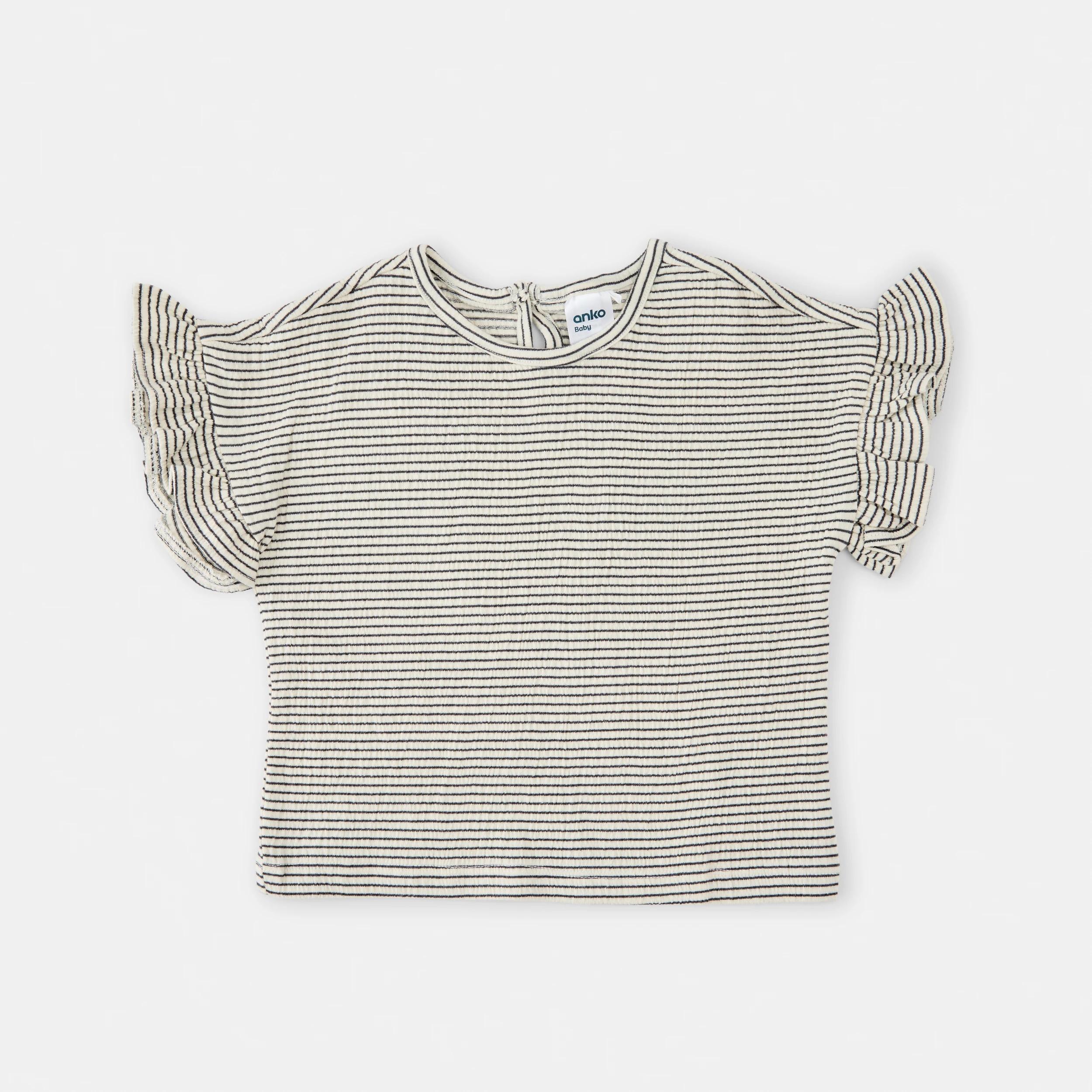 3 2 Pack Crinkle T-shirt MONOCHROME HEARTS, 3 of 6