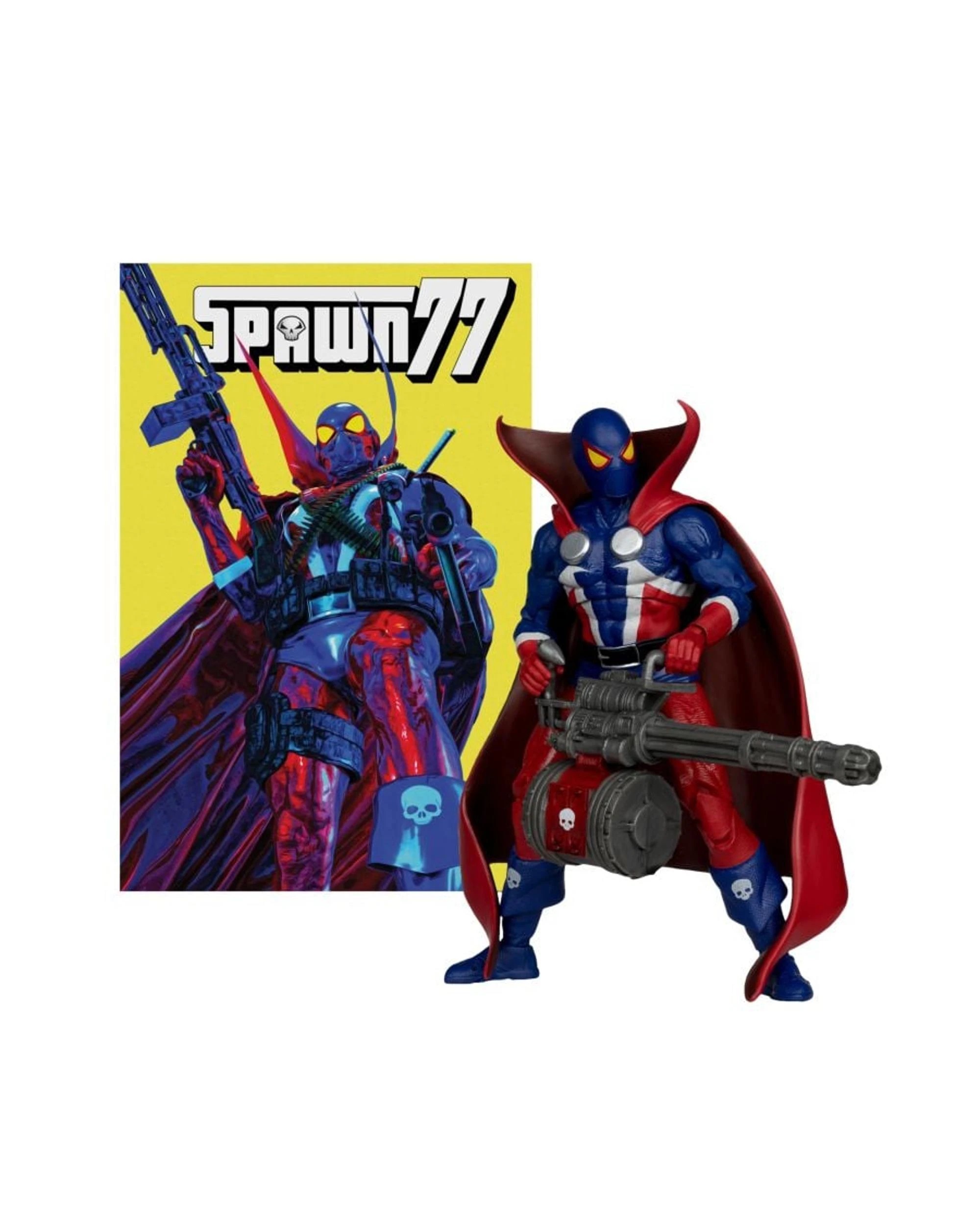 3 McFarlane Digital Spawn 1977 Spawn Red Platinum 7 inch Action Figure with Comic, 3 of 8