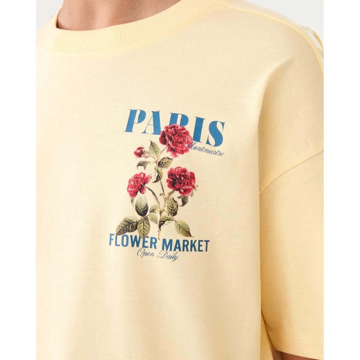 5 Oversized T-shirt Ylw Flower, 5 of 8