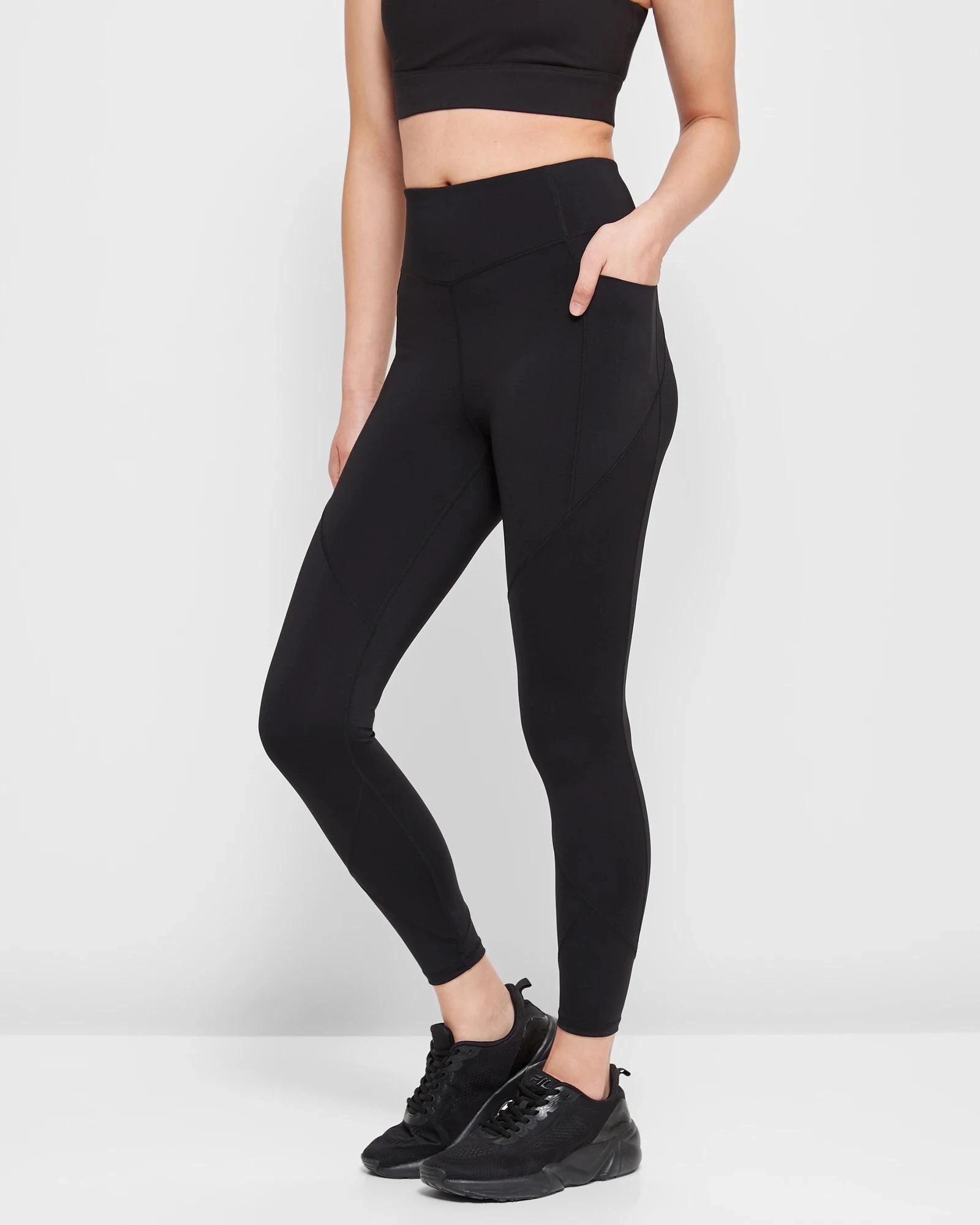 3 Target Active Infinity Sculpt High Rise 7/8 Length Tights BLACK, 3 of 5