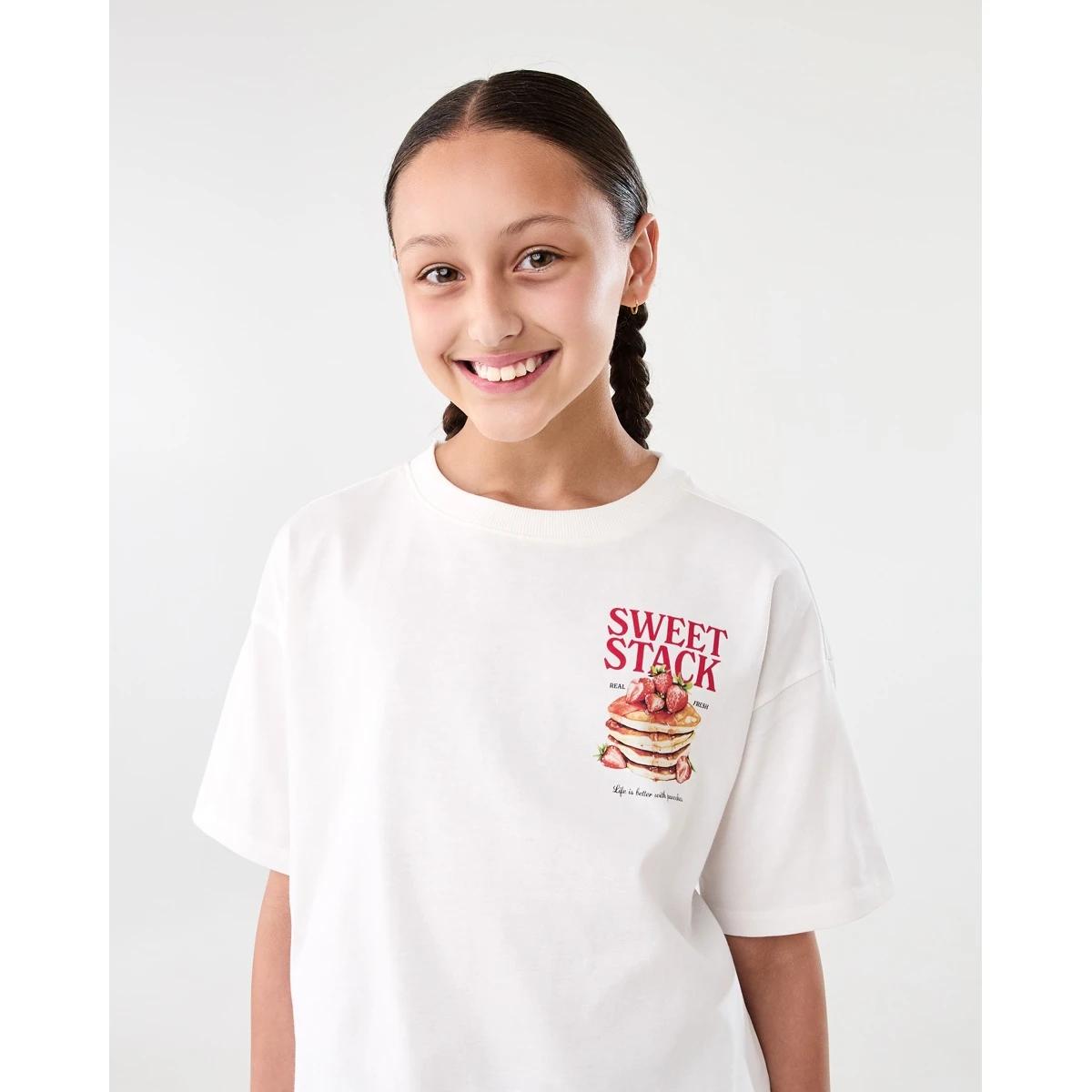 3 Oversized T-shirt Wht Pncake, 3 of 8