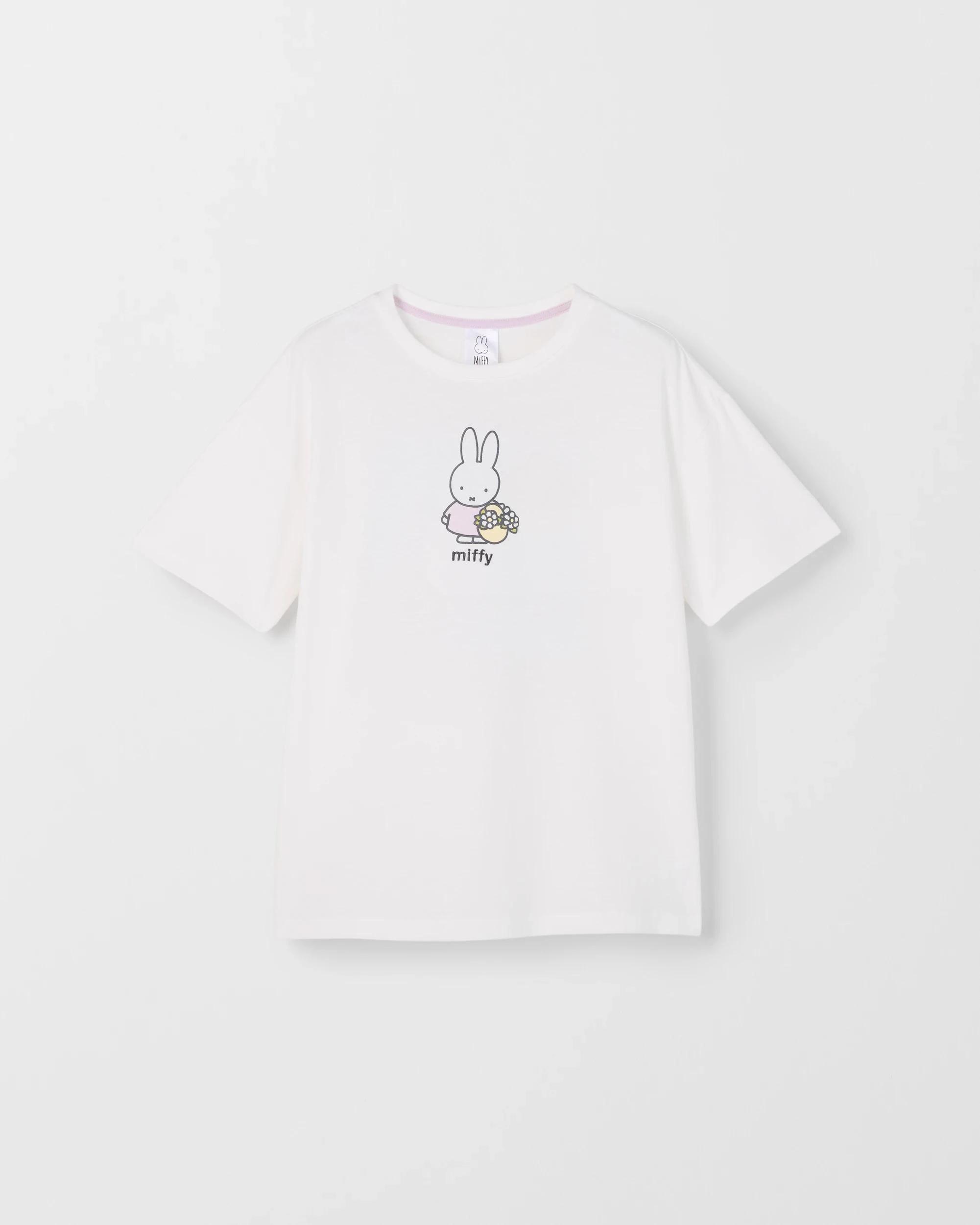 5 Miffy Australian Cotton Short Sleeve T-Shirt CREAM, 5 of 7