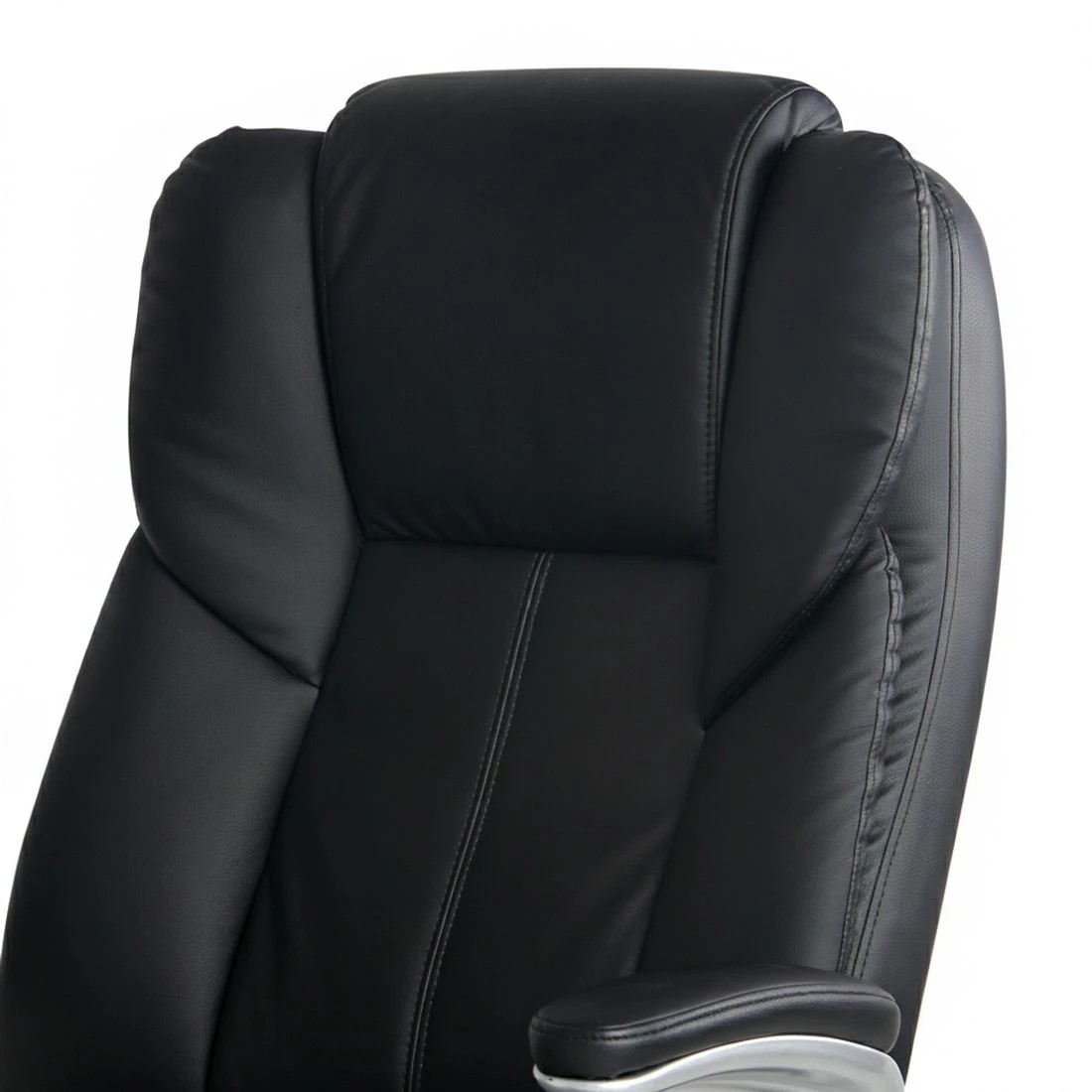 6 Artiss 8 Point Massage Office Chair PU Leather - Black, 6 of 8