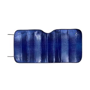 Front Accordion Sunshade - Metallic Blue