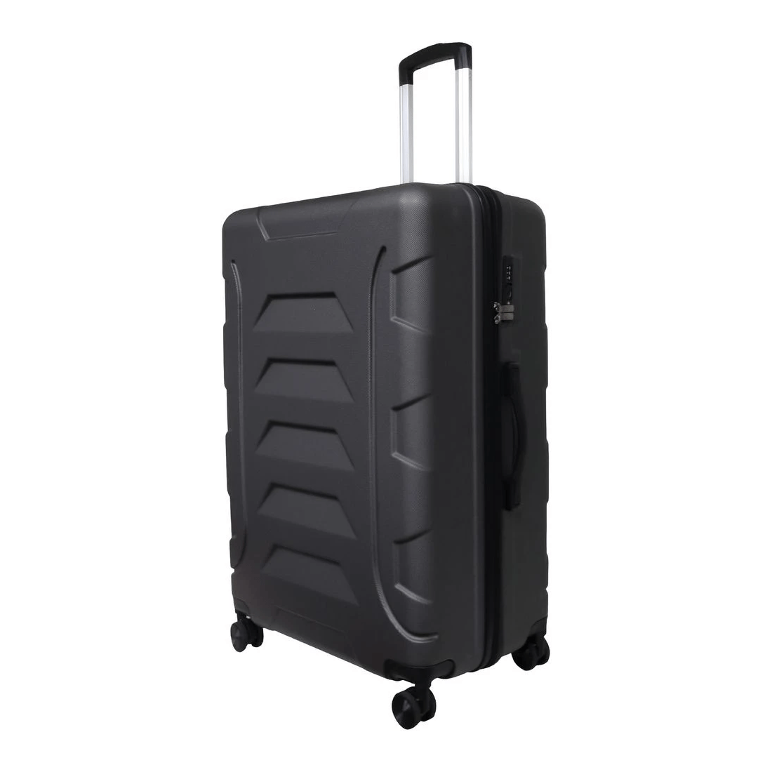 4 Cuban Hard Suitcase with Lock and weighing handle 69cm, 4 of 7