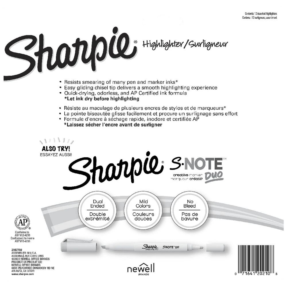 9 Sharpie Tank Highlighters Assorted 12 Pack, 9 of 9