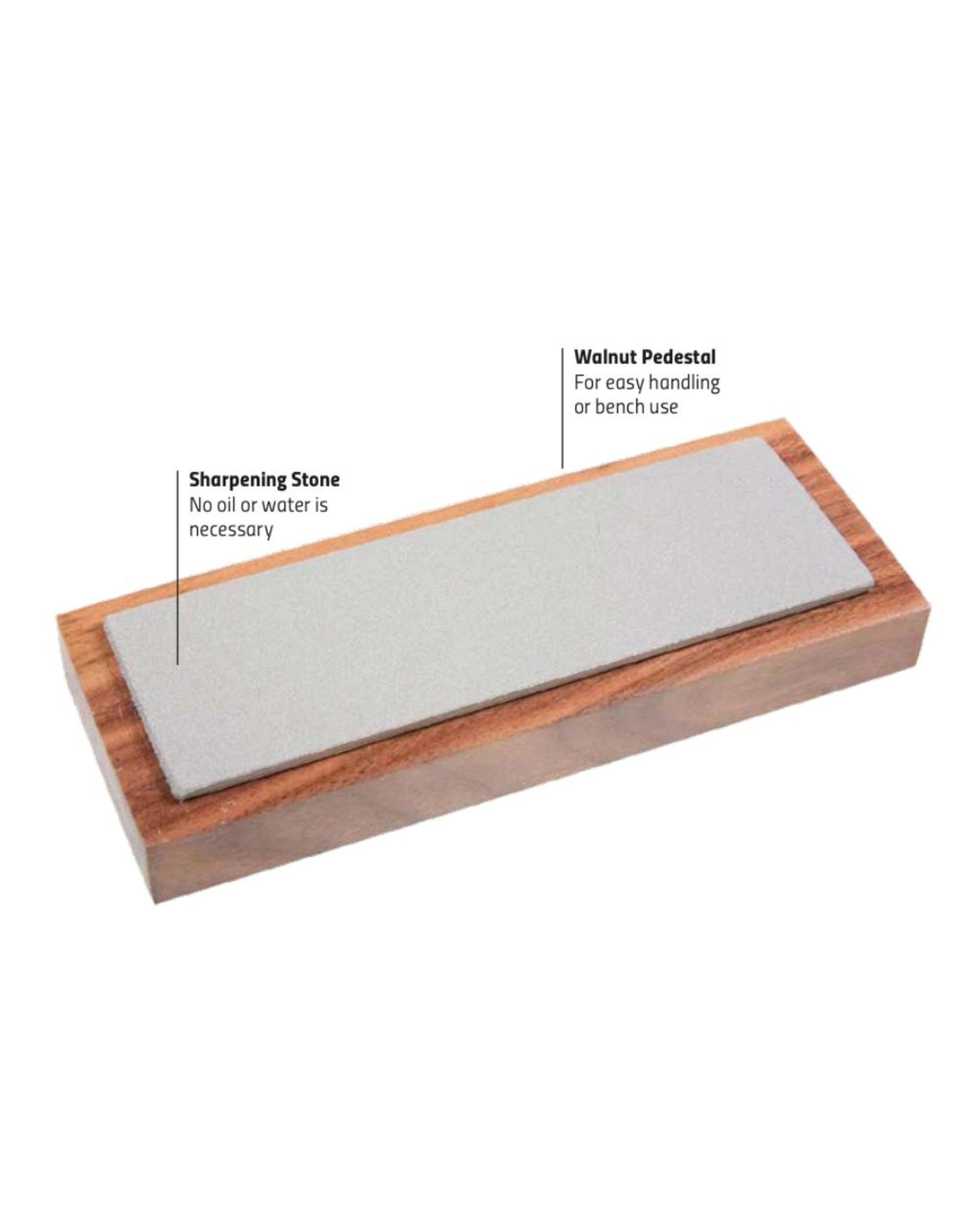 2 Eze Lap Bench Stone Sharpener 2 x 8" Wood Base  Fine 72F, 2 of 2