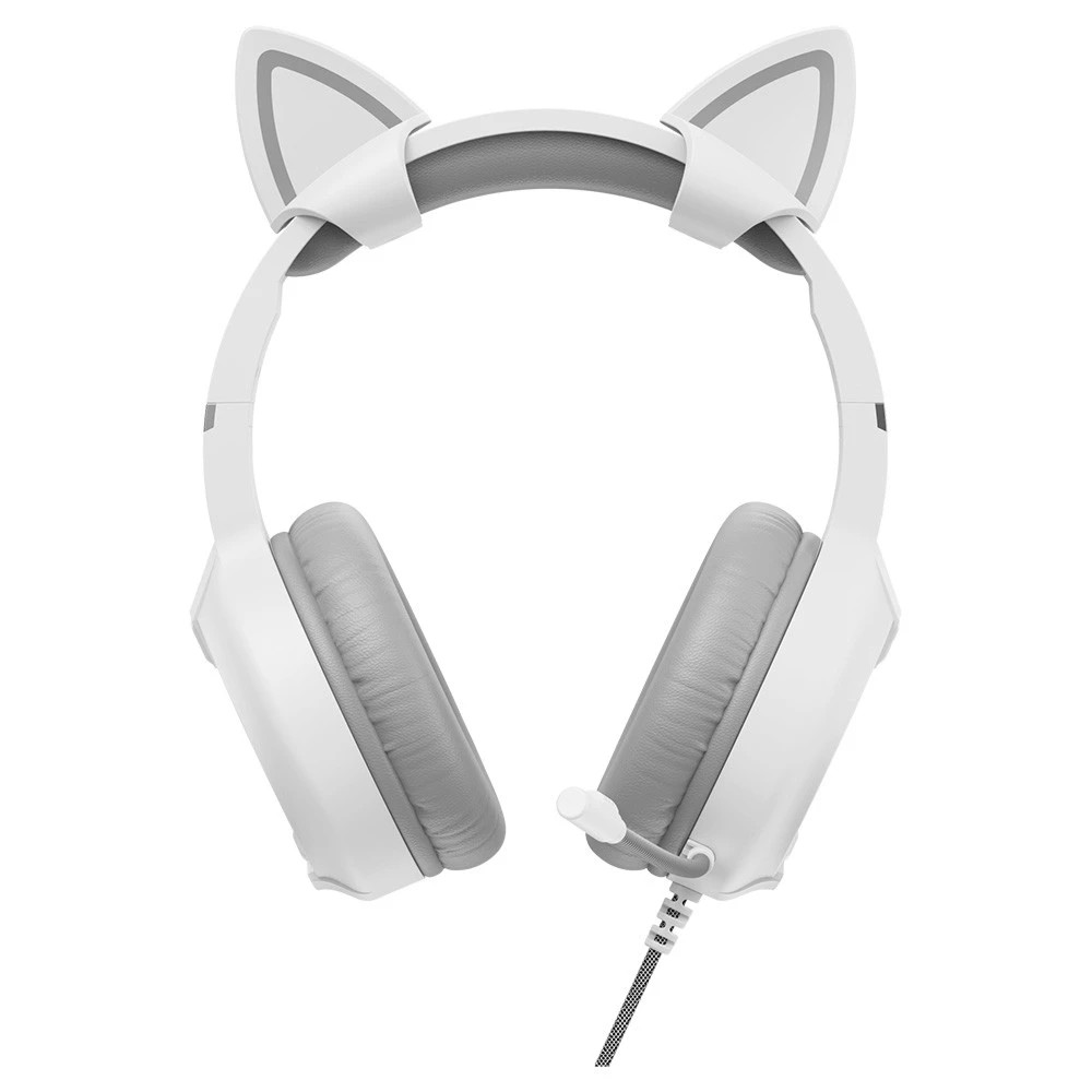 2 Playmax Cat Gaming Headset - White
 - White, 2 of 3