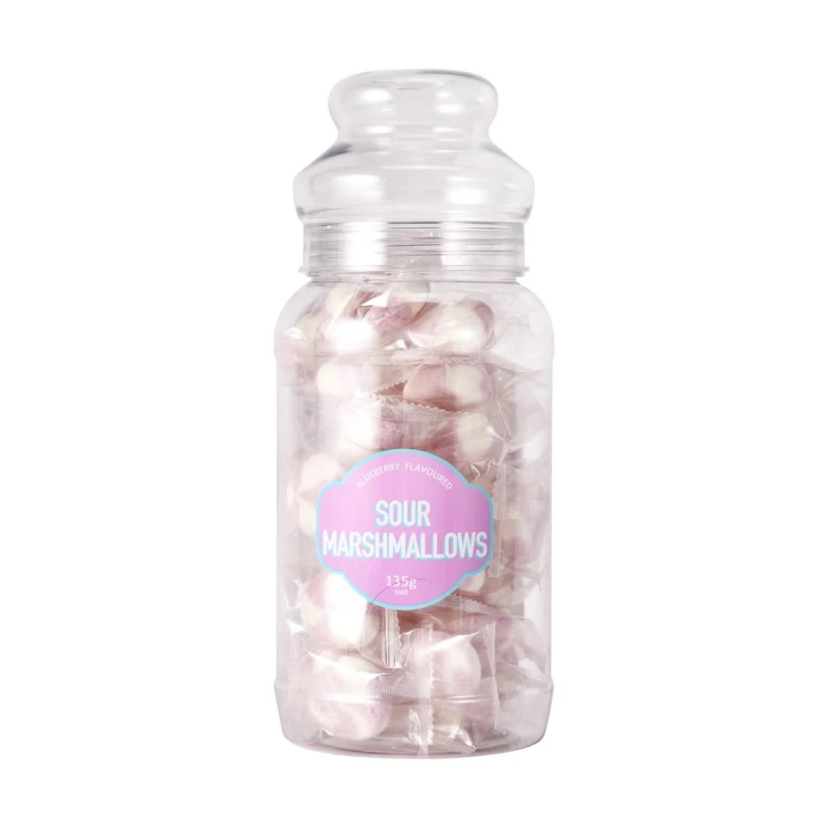 1 Blueberry Flavoured Sour Marshmallows 135g, 1 of 5