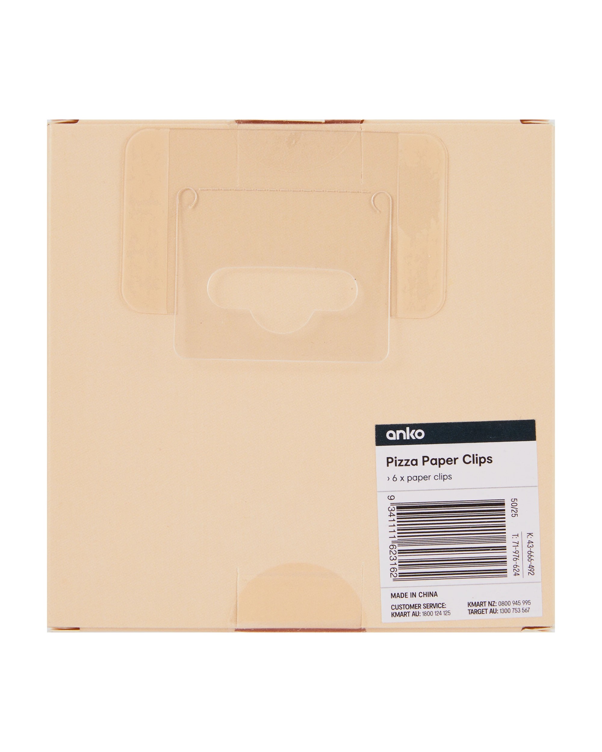 4 6 Pack Pizza Paper Clips, 4 of 4