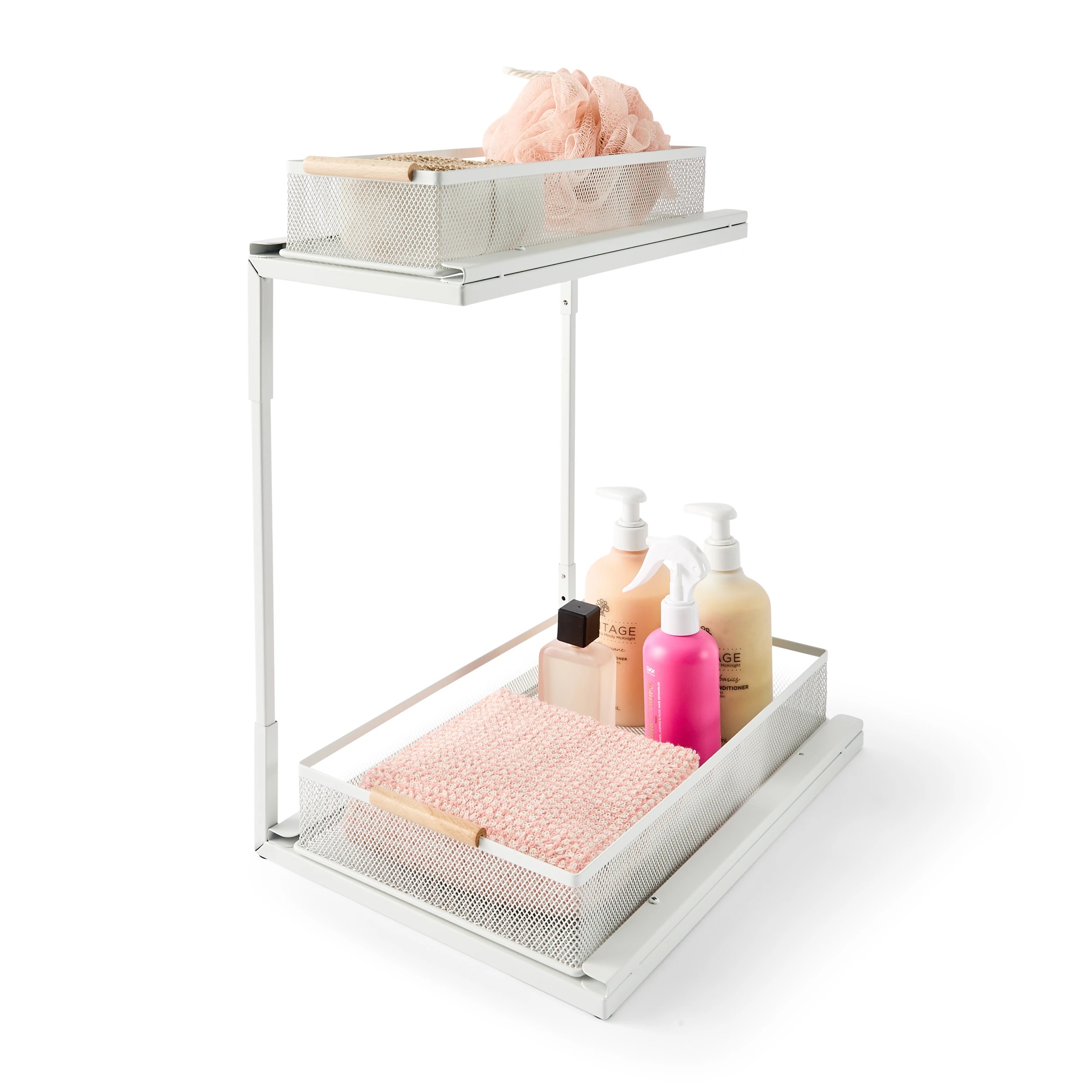 2 2 Tier Mesh Under Sink Organiser, 2 of 10