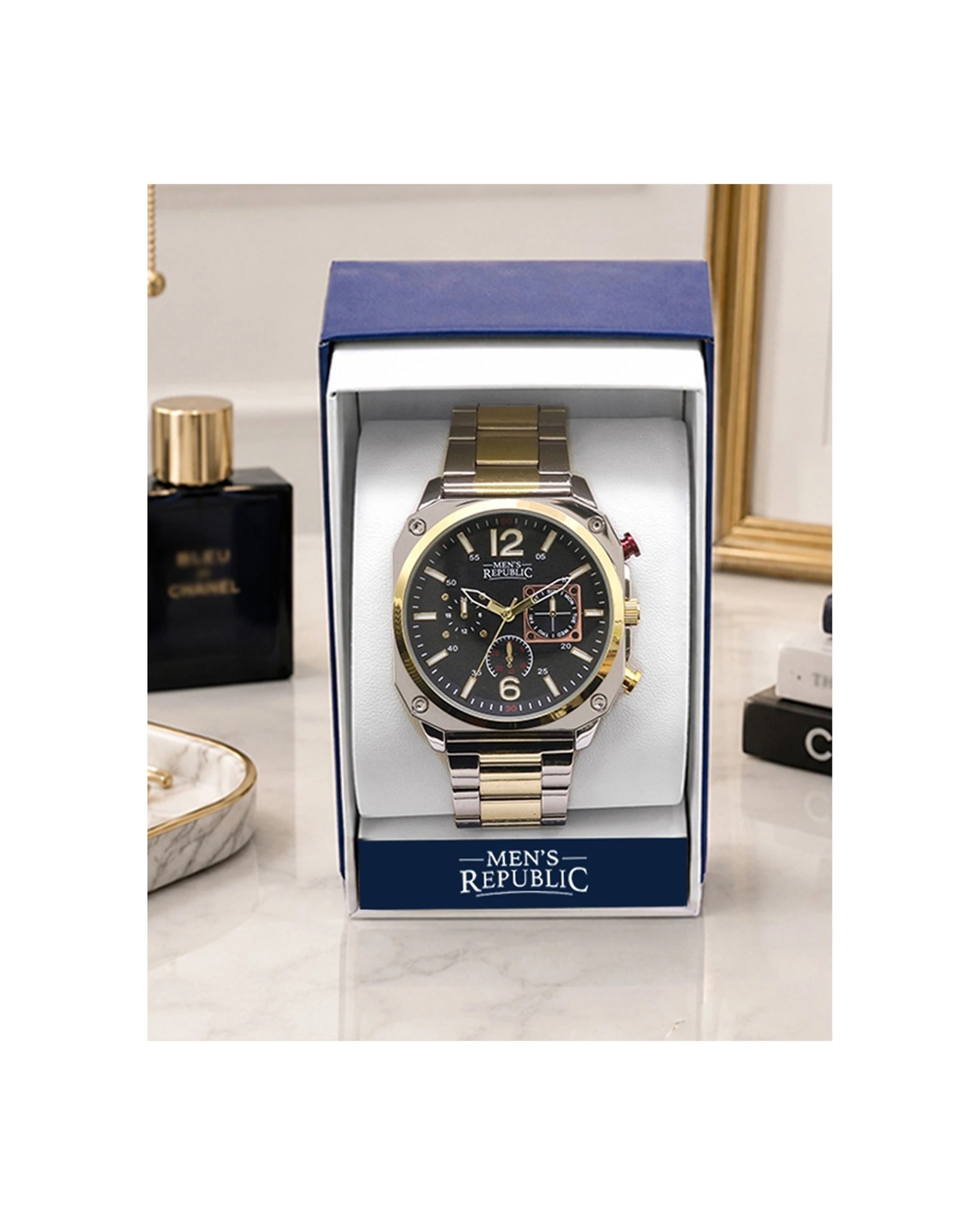 3 Men's Republic Watch Limited Series Alloy Signature Limited Edition Alloy 43mm - Black, 3 of 3