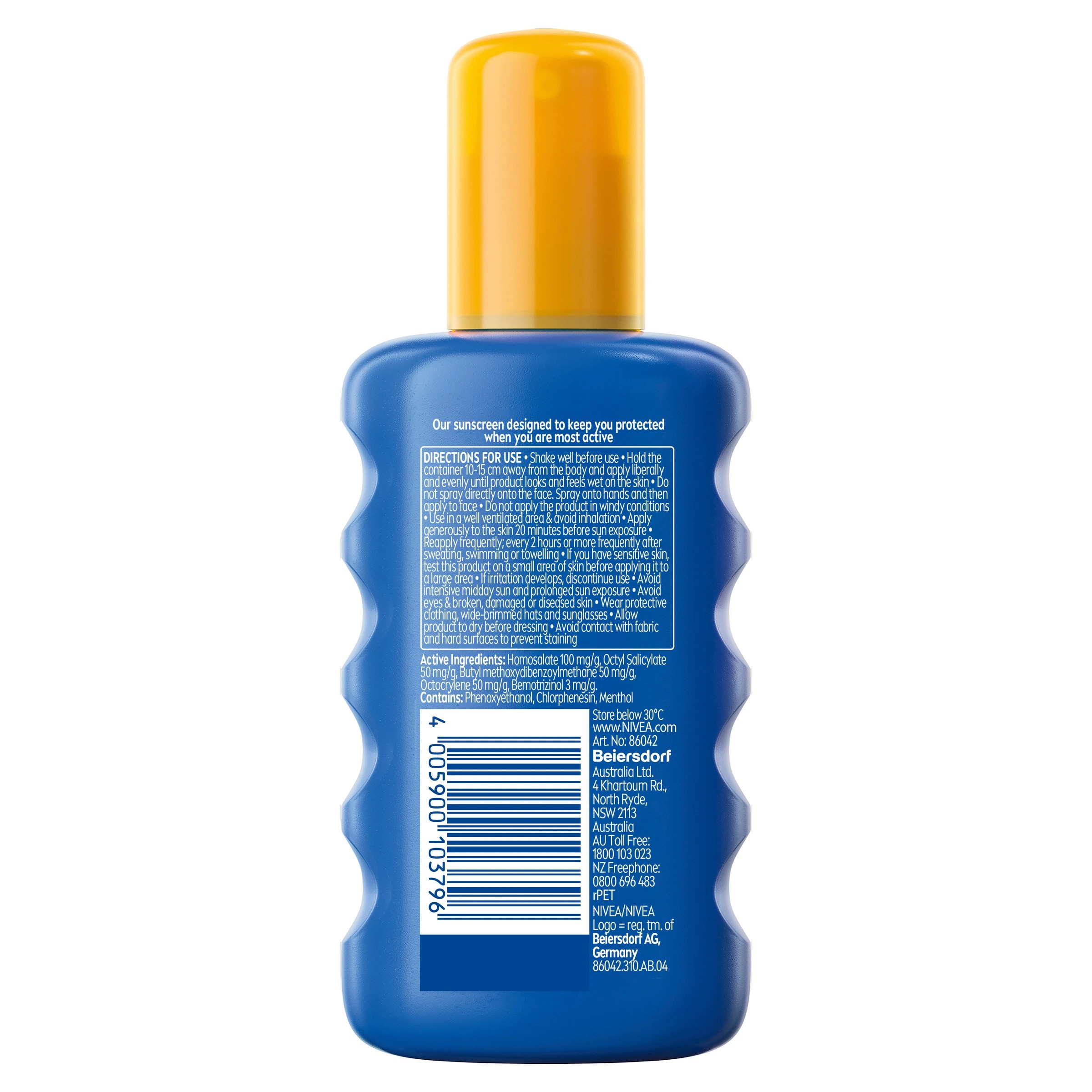 2 NIVEA Sun Ultra Sport Cooling SPF50+ Sunscreen Spray 200ml, 2 of 7