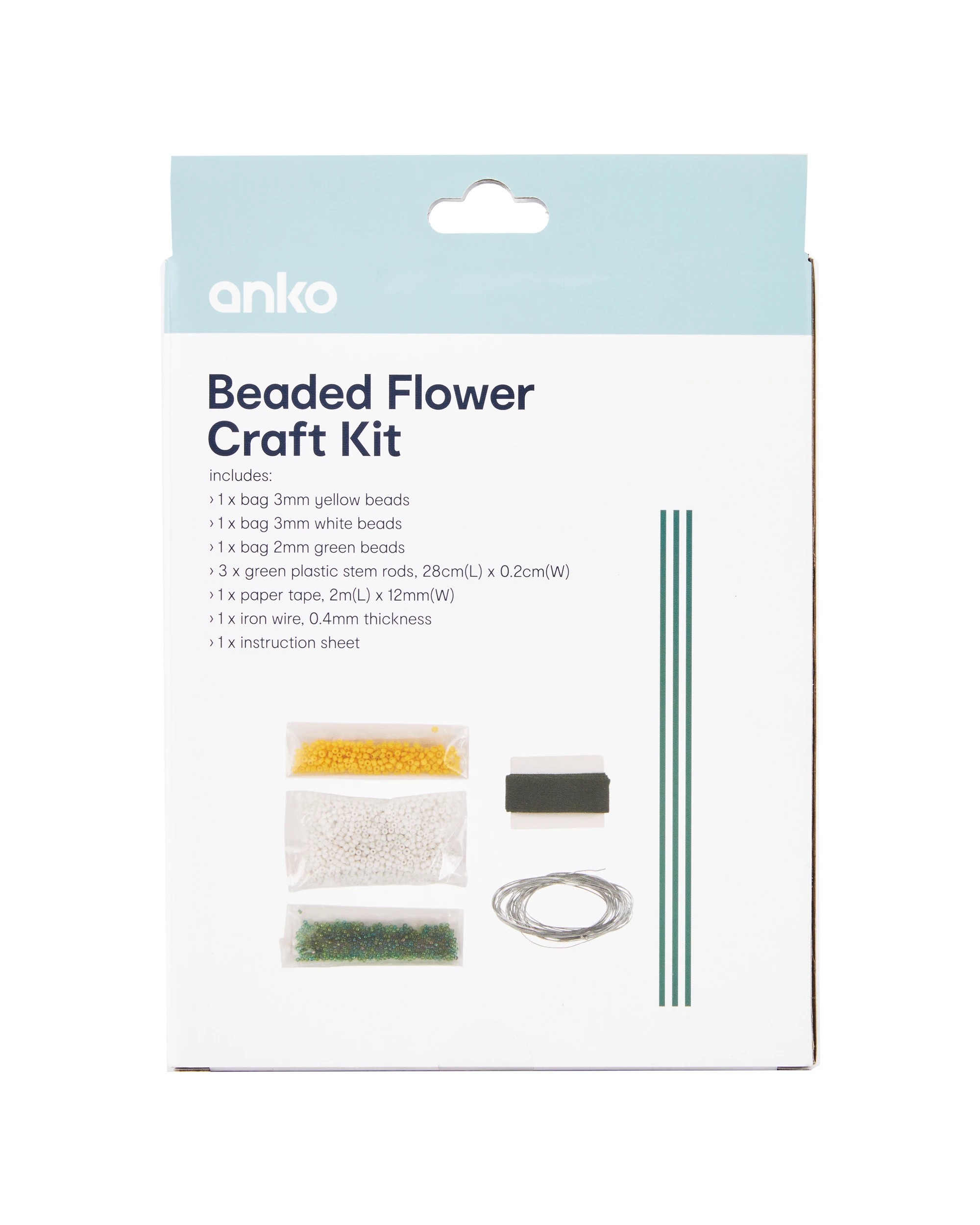 3 Beaded Flower Craft Kit, 3 of 3