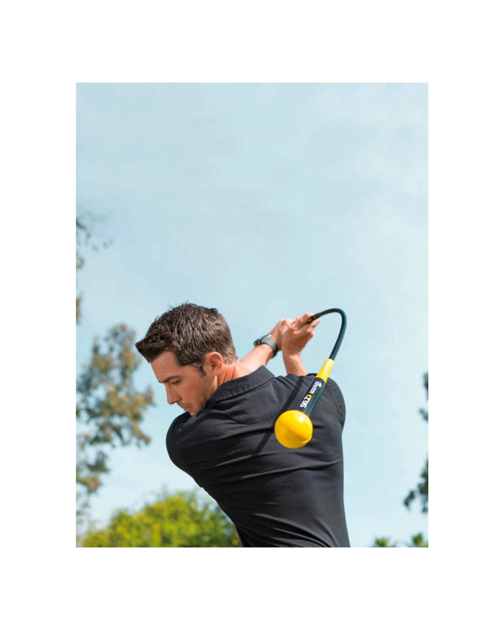 2 Sklz 1m Flex Golf Strength & Tempo Trainer for Swing Power and Flexibile - Black, 2 of 3