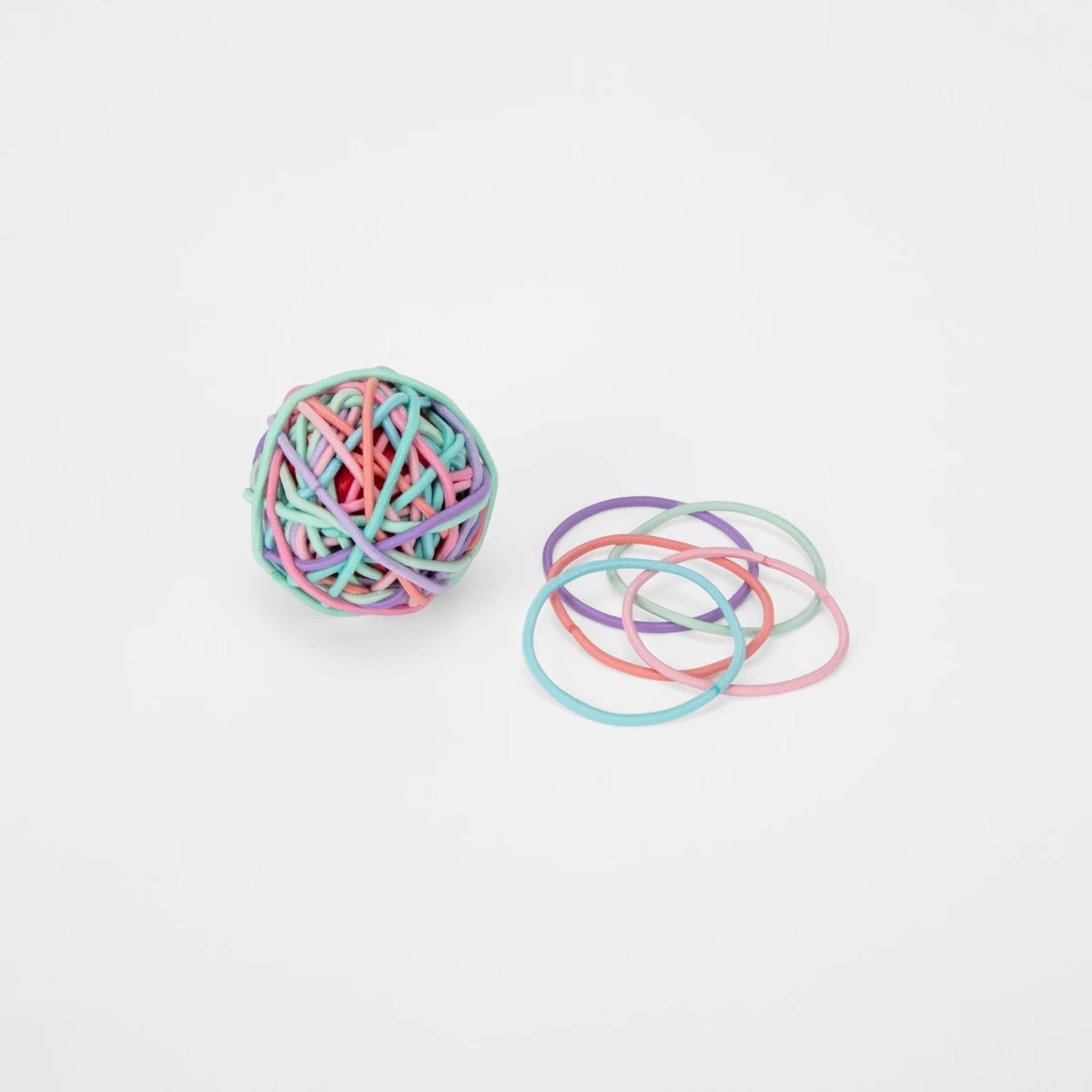 2 OXX Haircare 45 Pack Thin Snagless Elastics, 2 of 4