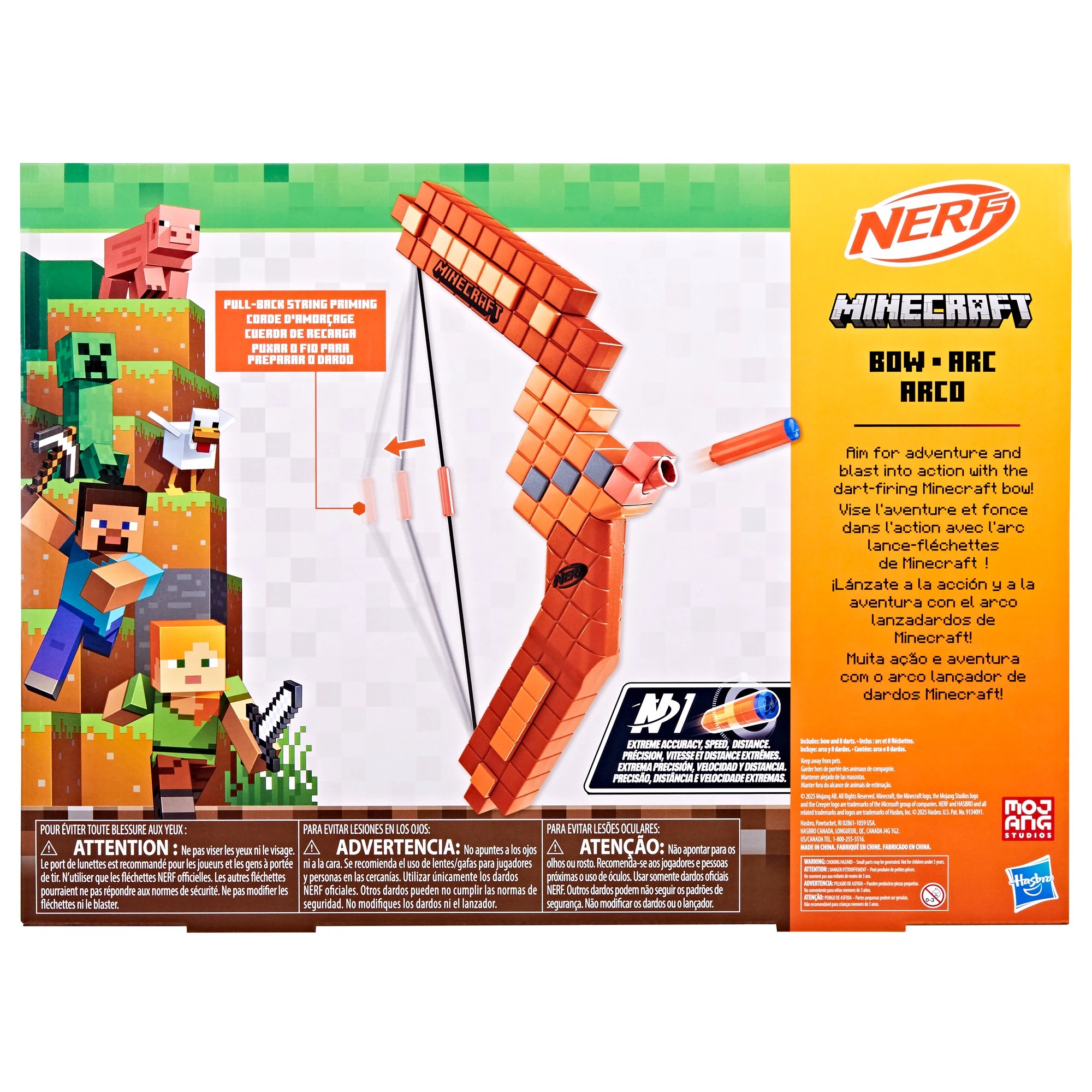2 Nerf Minecraft Bow - Multi, 2 of 5