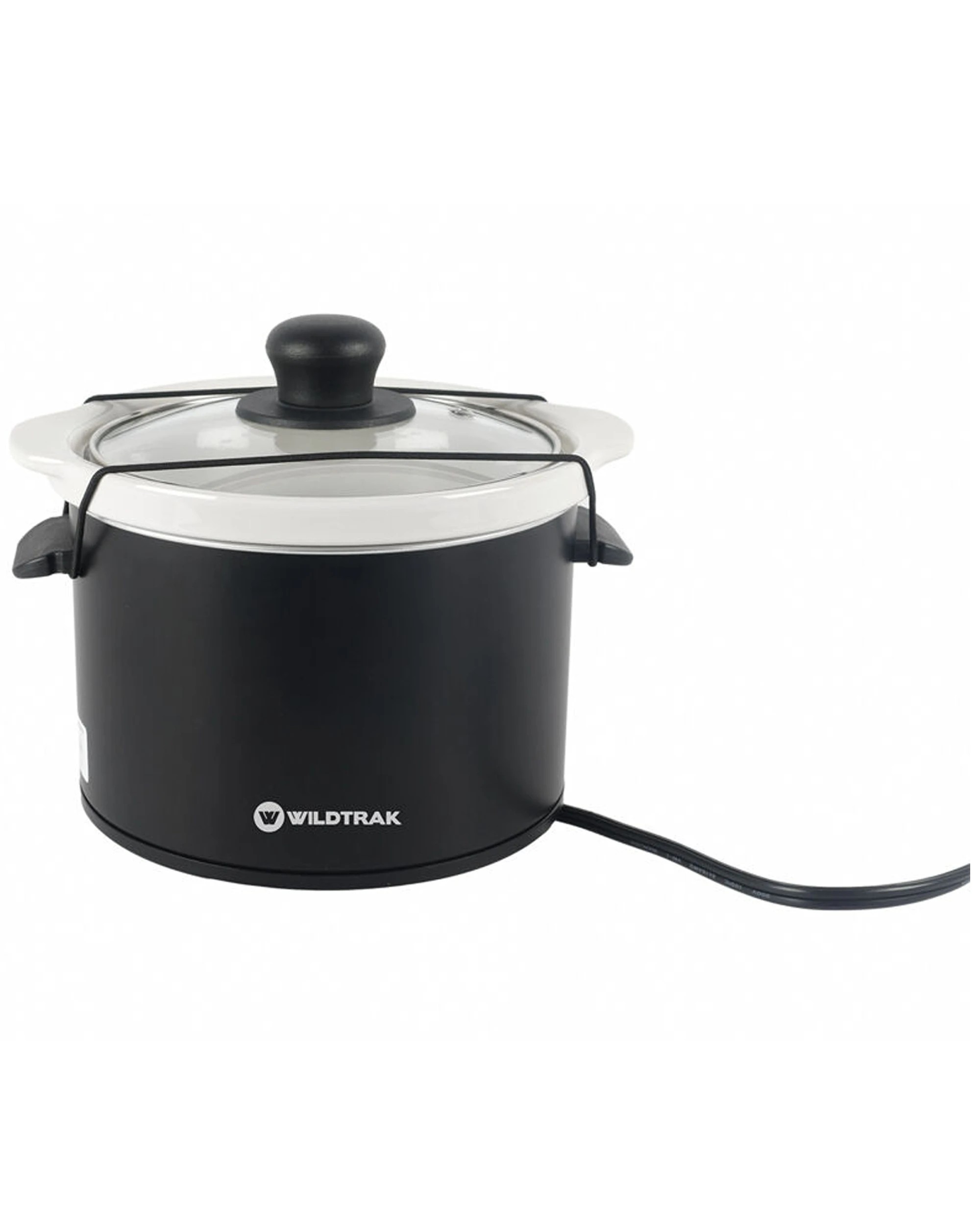 2 Wildtrak 12V Slow Cooker 1.4L Compact Non-Stick Aluminium Locking Lid Camping - Black, 2 of 3