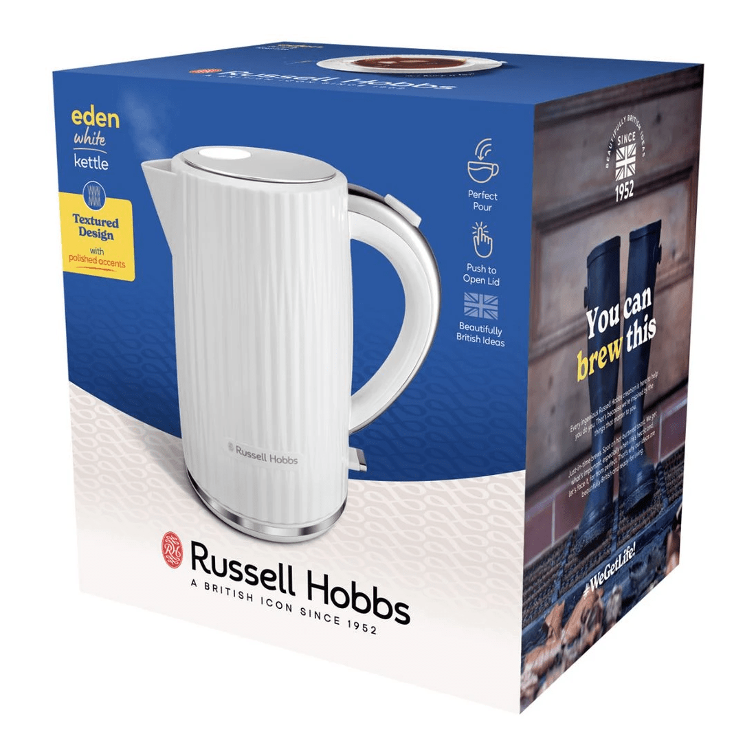 2 Russell Hobbs 1.7L Eden Kettle - White, 2 of 7