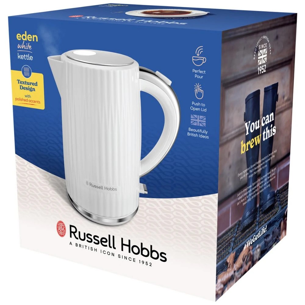 2 Russell Hobbs Eden Kettle White, 2 of 7