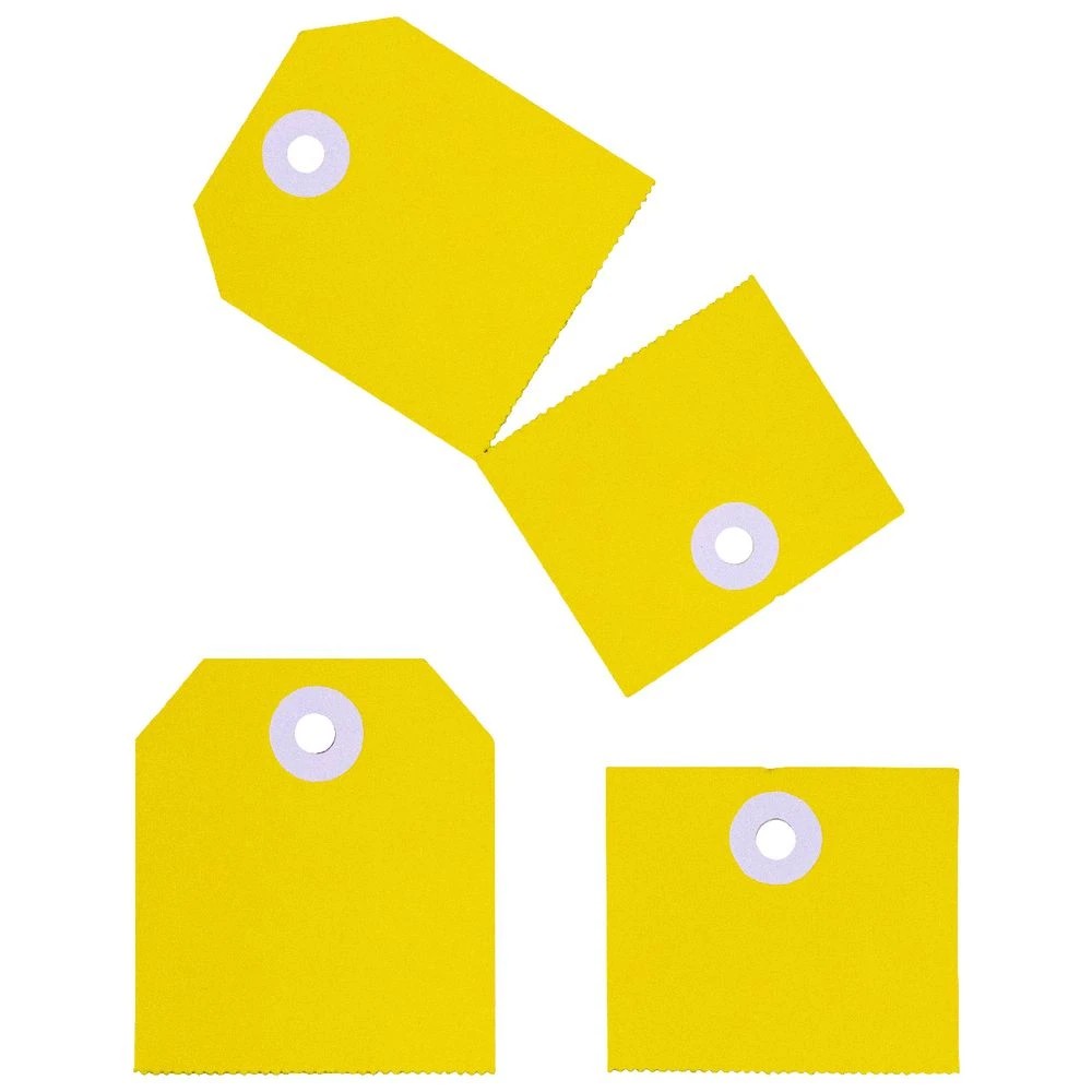 2 Avery 2-in-1 Tags Yellow 100 Pack, 2 of 4