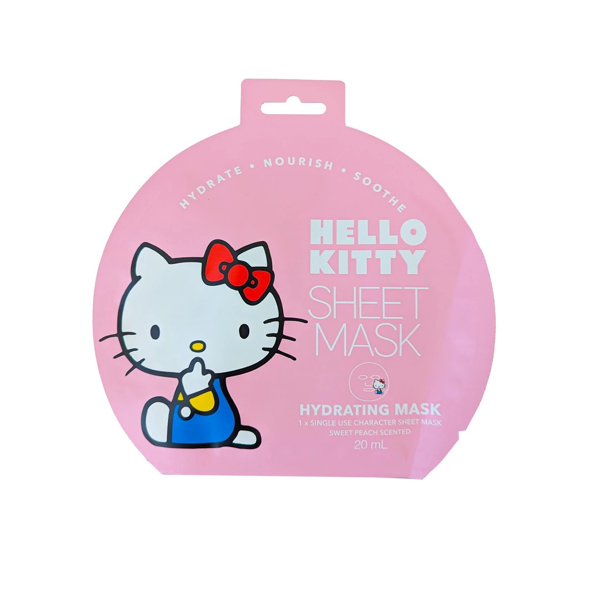 1 Hello Kitty Hydrating Sheet Mask 20ml - Sweet Peach Scented, 1 of 2