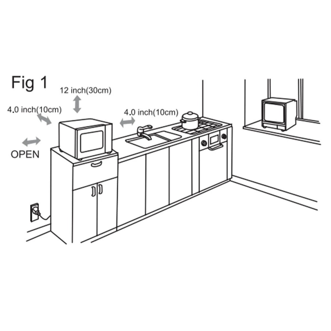 3 Artusi 25L Freestanding Microwave, 3 of 3