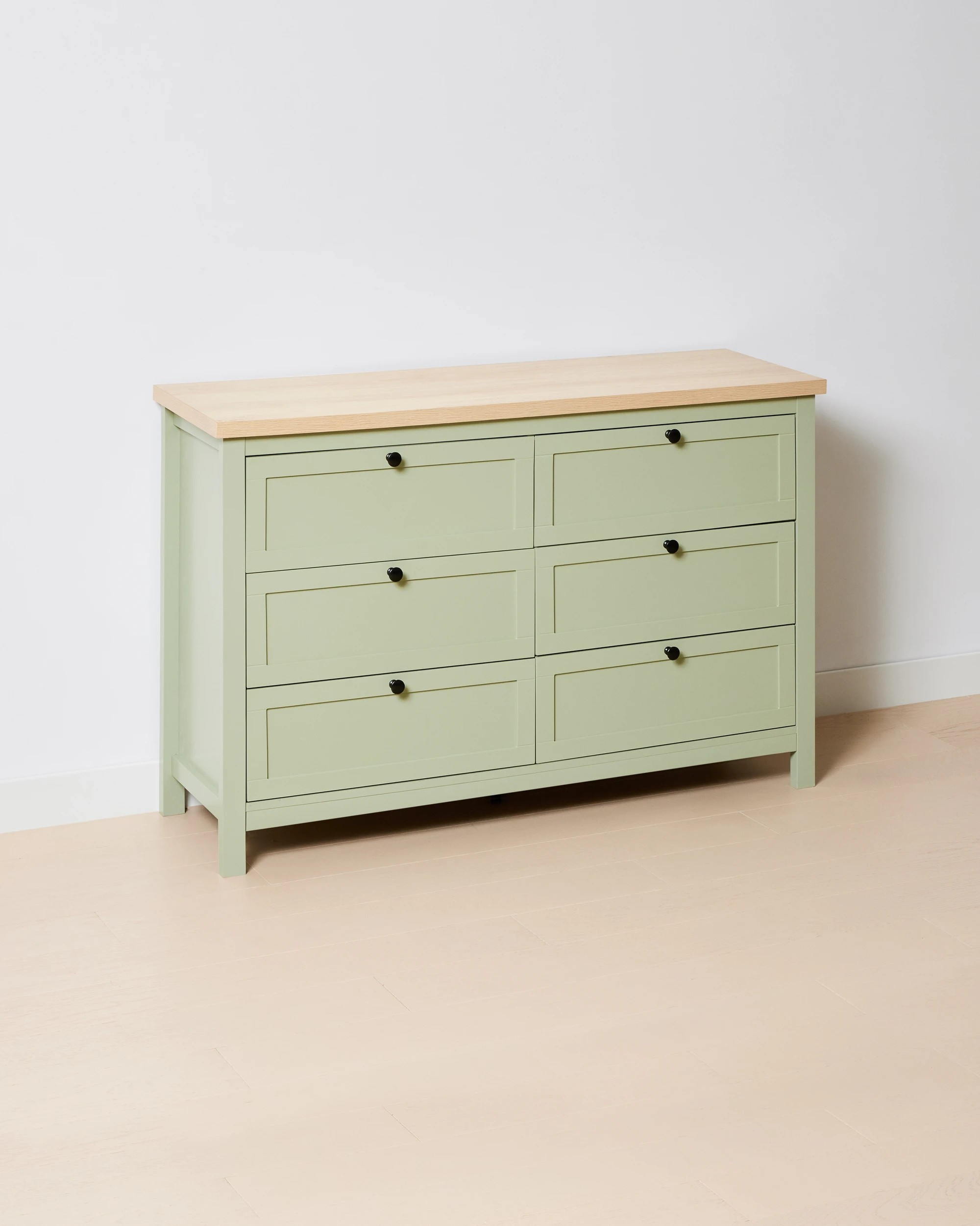 2 Camille 6 Drawer Chest - Sage, 2 of 7