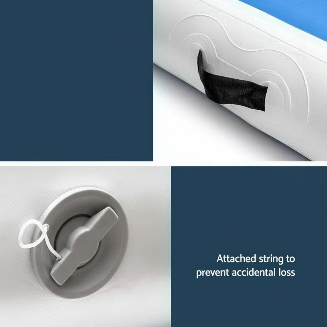 5 Everfit 6M Air Track Gymnastics Tumbling Exercise Cheerleading Mat Inflatable - Blue, 5 of 9