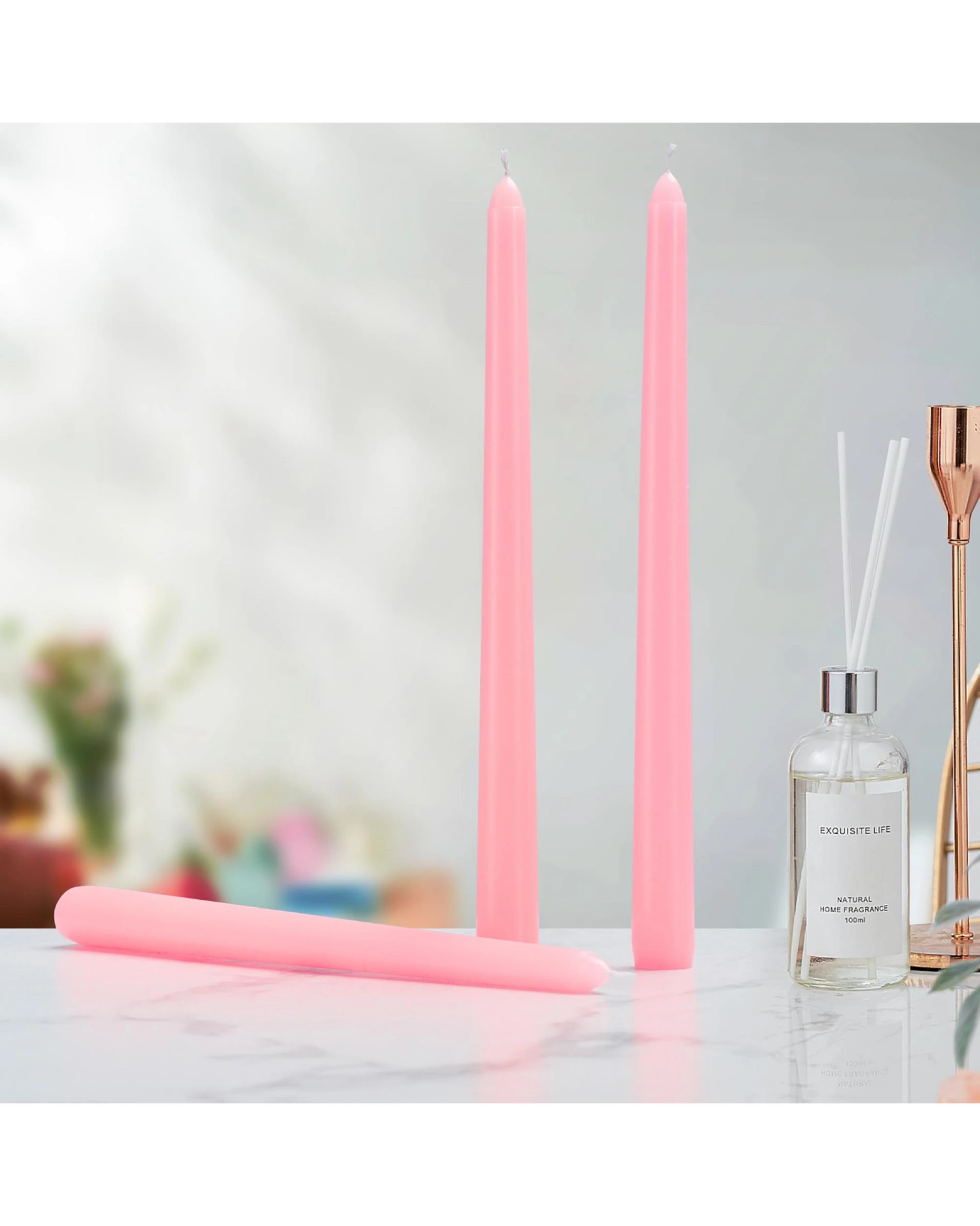 5 Tapered Dinner Candles, Unscented, 25cm Pack of 144, 5 of 8